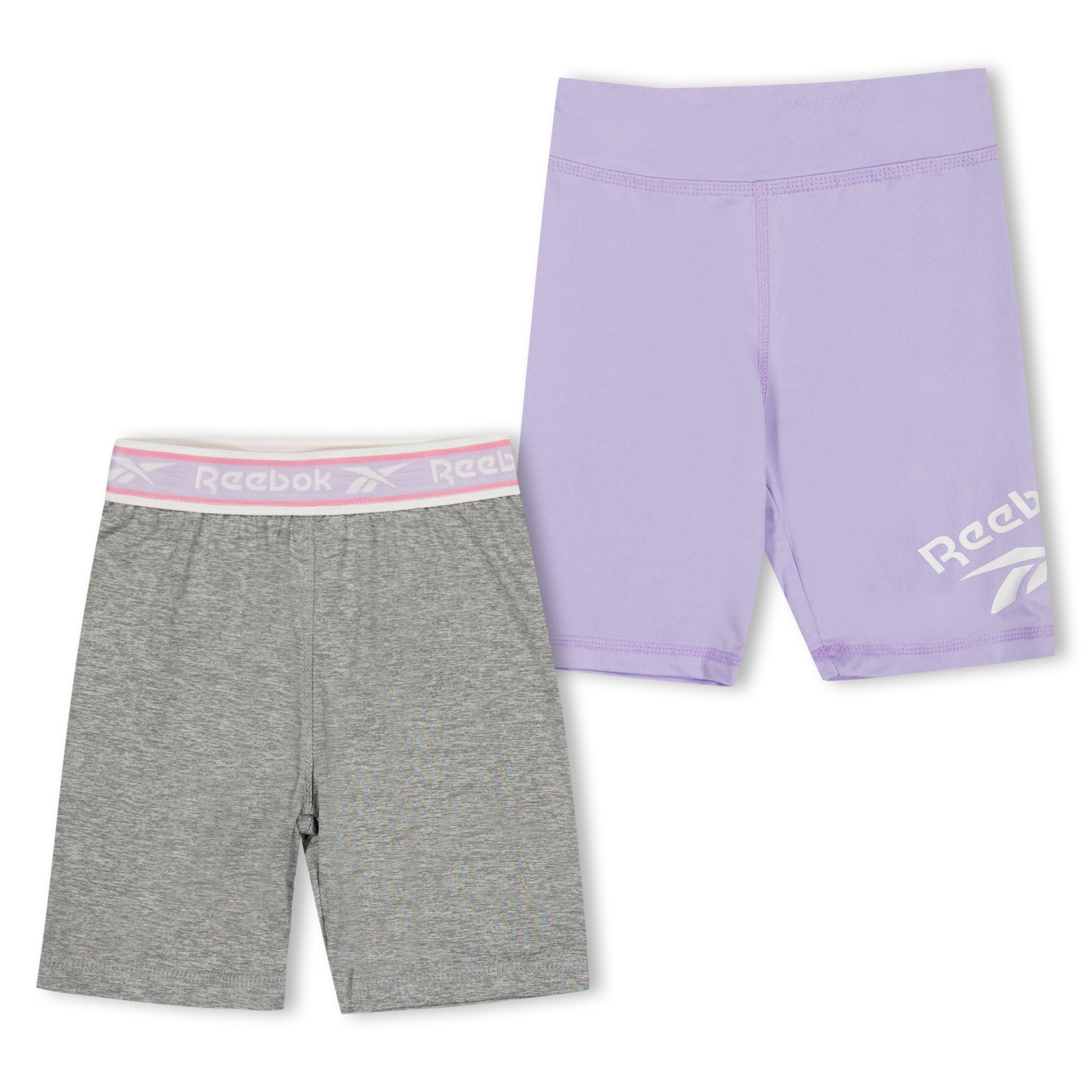 Reebok Girls Kids' Jersey Jogger Shorts - Lavender - 14-15Y