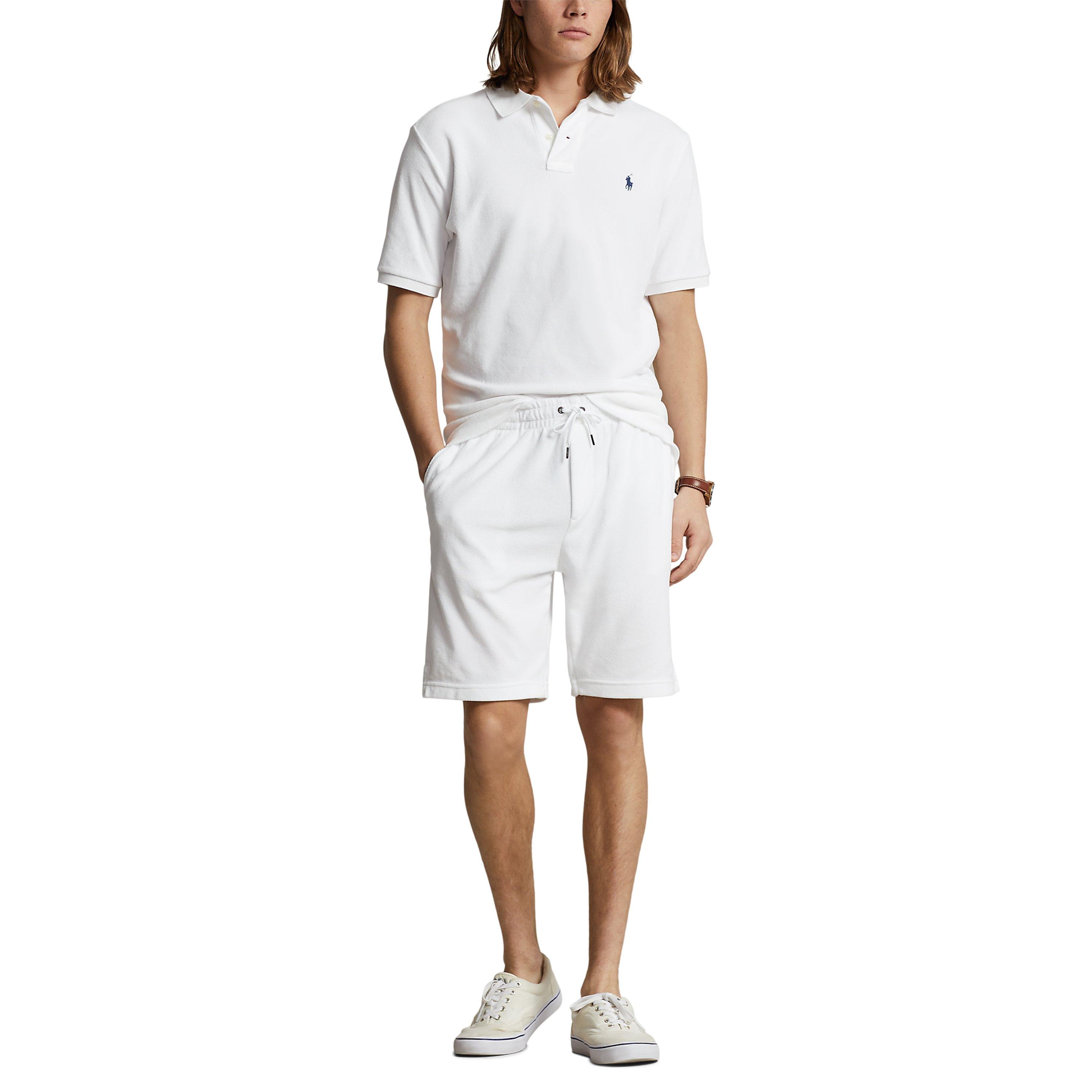 White - Polo Ralph Lauren - Logo Jersey Shorts - 4