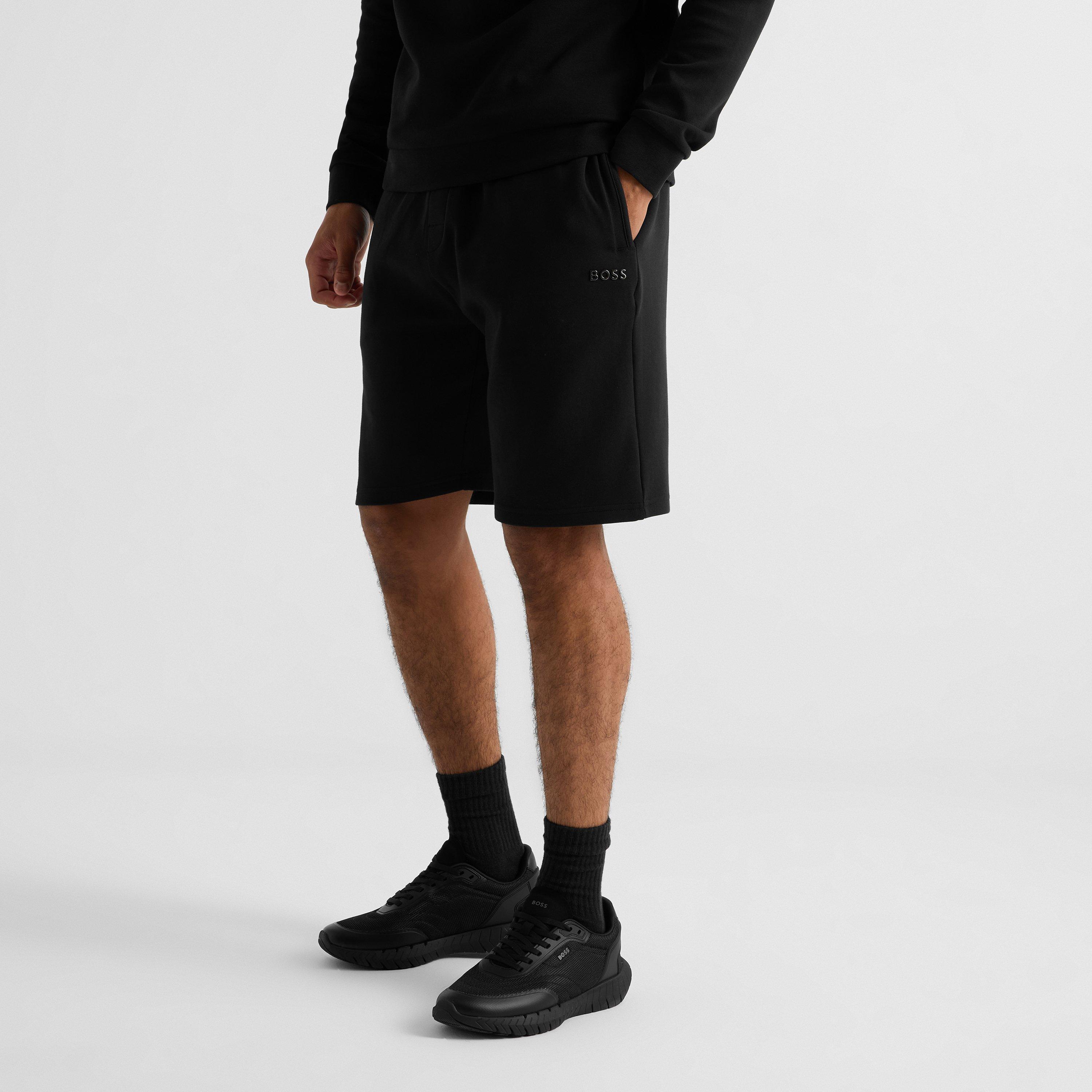 Schwarz 004 - Boss - Mens BOSS BODYWEAR Shorts with Metal Logo (Essense) - 3