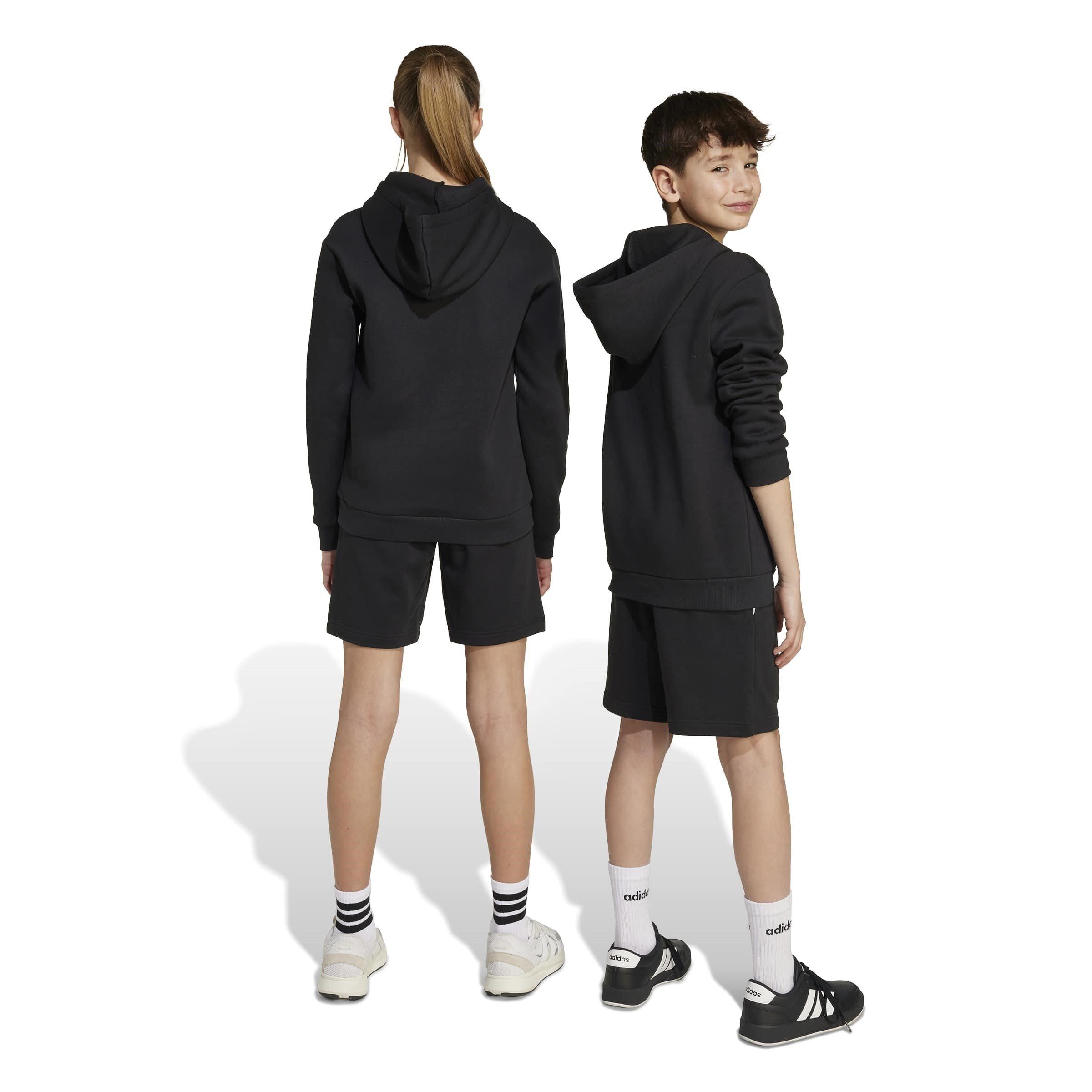 Schwarz/Weiß - adidas - Unisex Kids' Jersey Jogger Shorts - 3