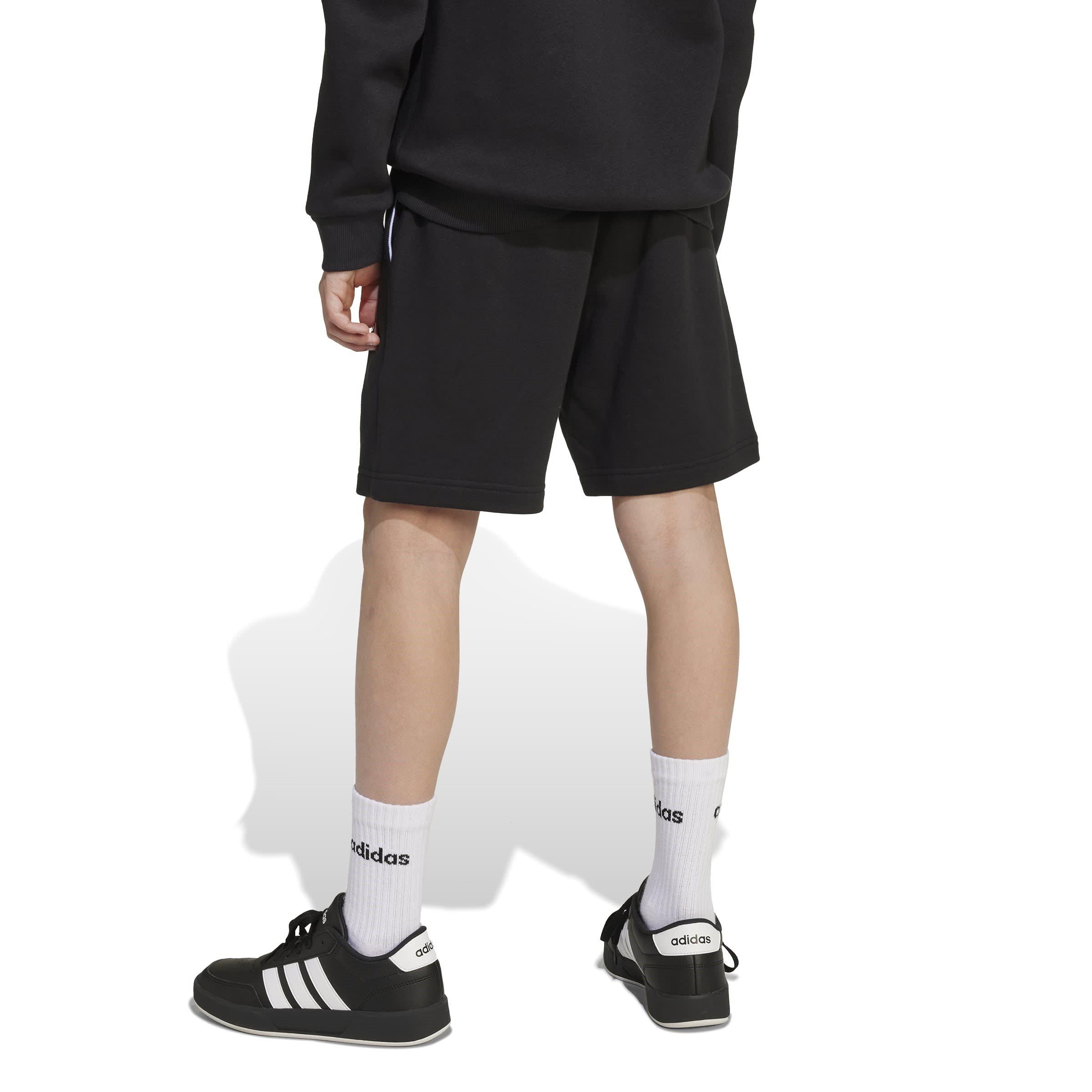 Schwarz/Weiß - adidas - Unisex Kids' Jersey Jogger Shorts - 5