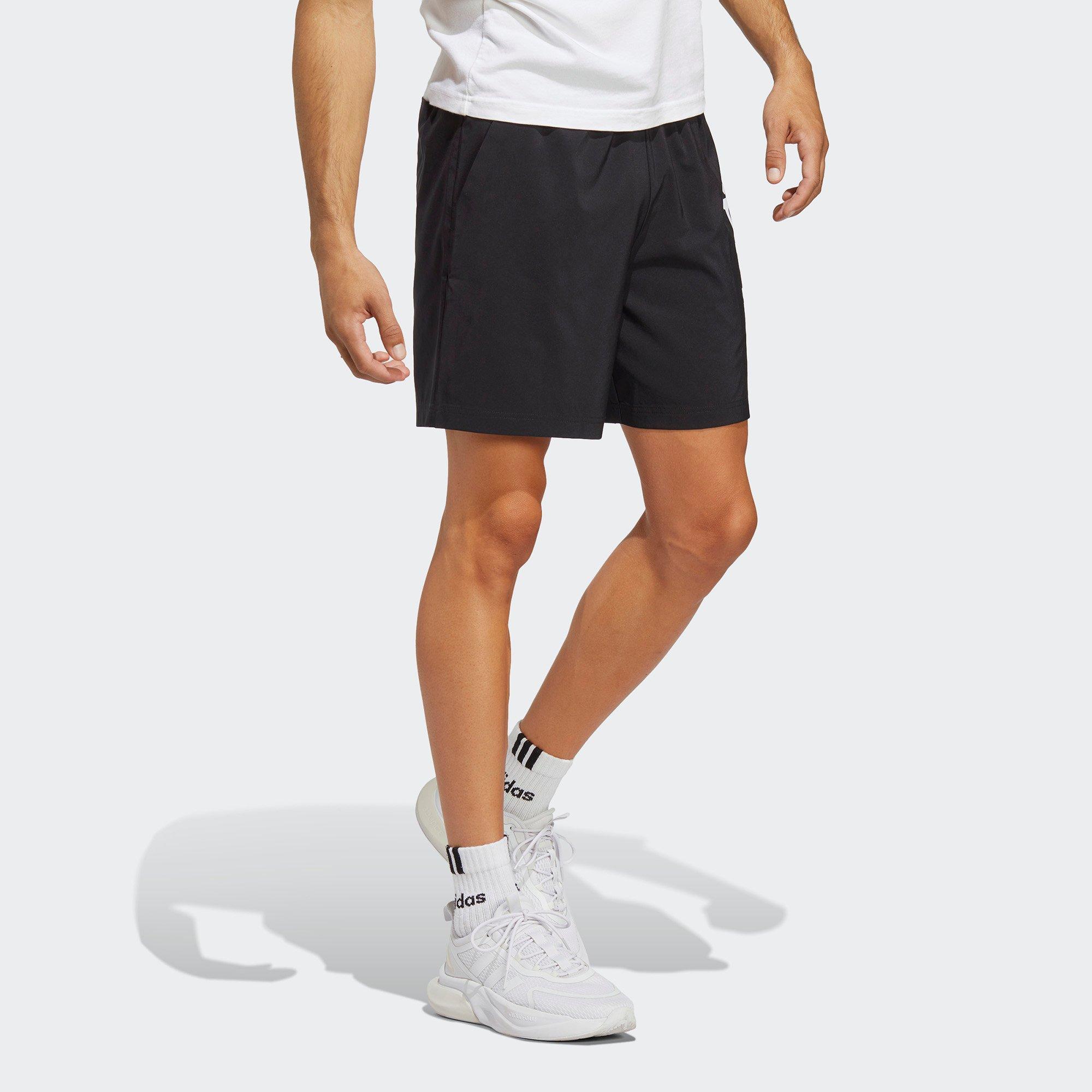Black - adidas - Essentials Chelsea Linear Logo Mens Shorts - 4