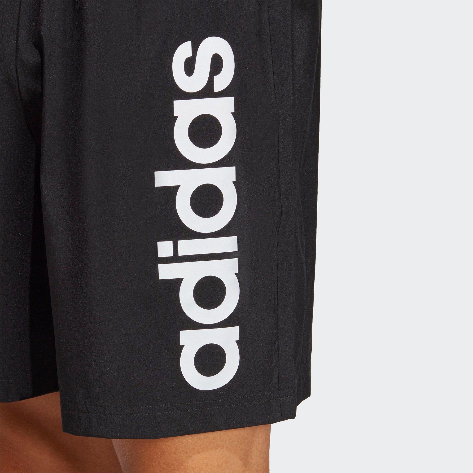 Black - adidas - Essentials Chelsea Linear Logo Mens Shorts - 5