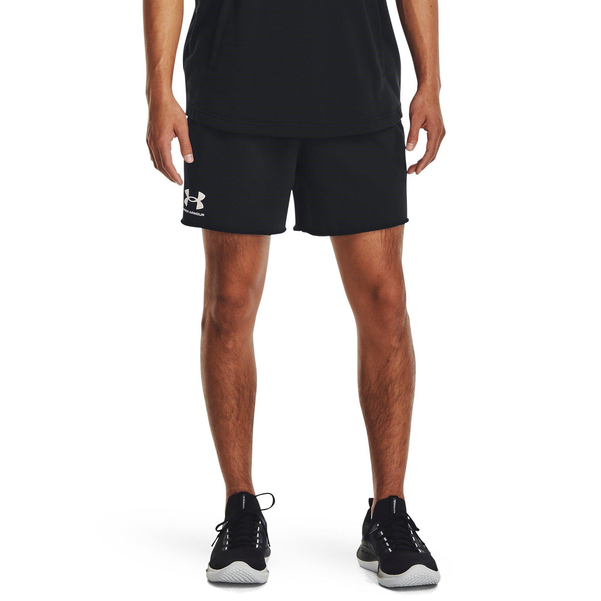 Blk/Onyx White - Under Armour - Rival Terry Jogger Shorts - 2