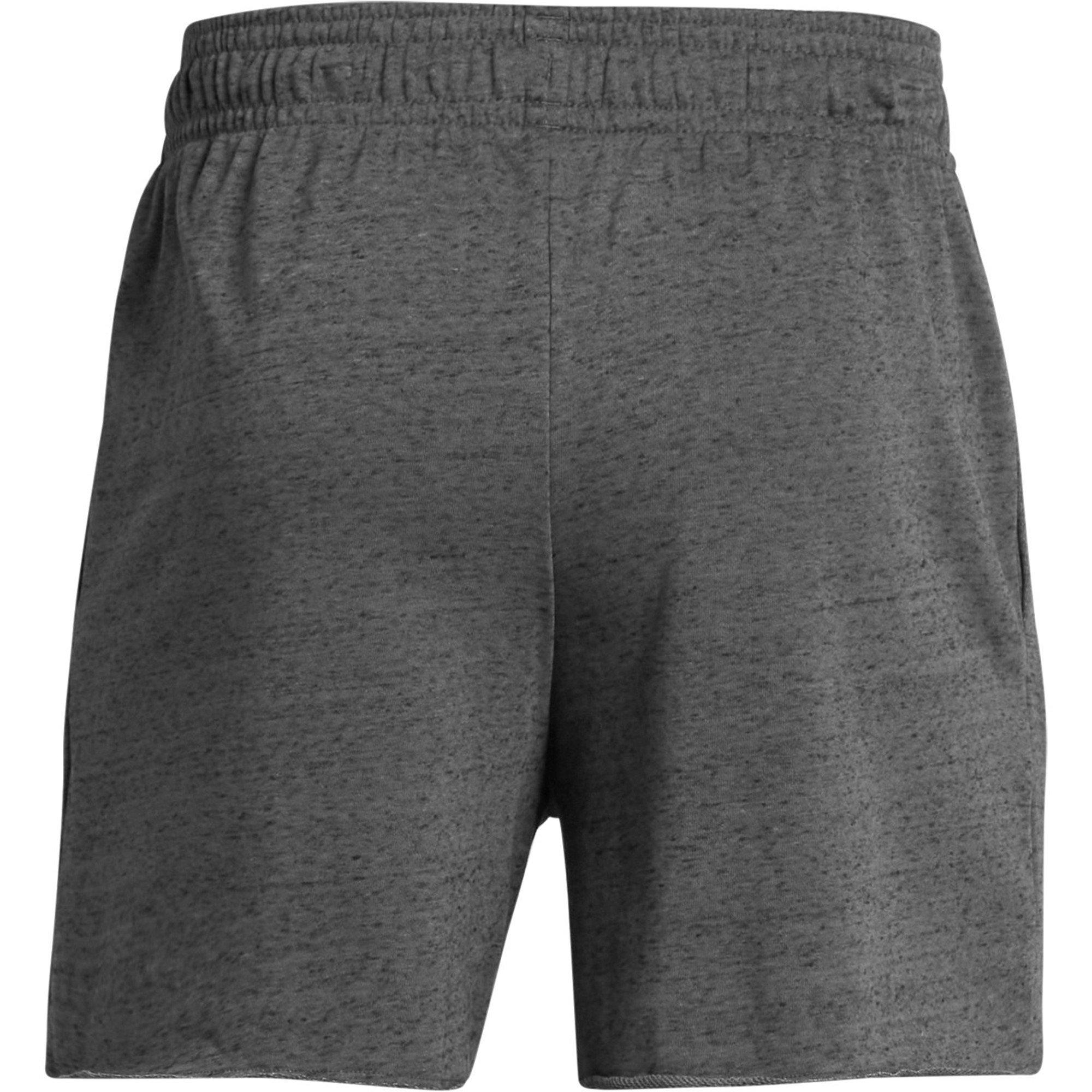 Crock/Onyx Wht - Under Armour - Men's Rival Terry Jogger Shorts - 6