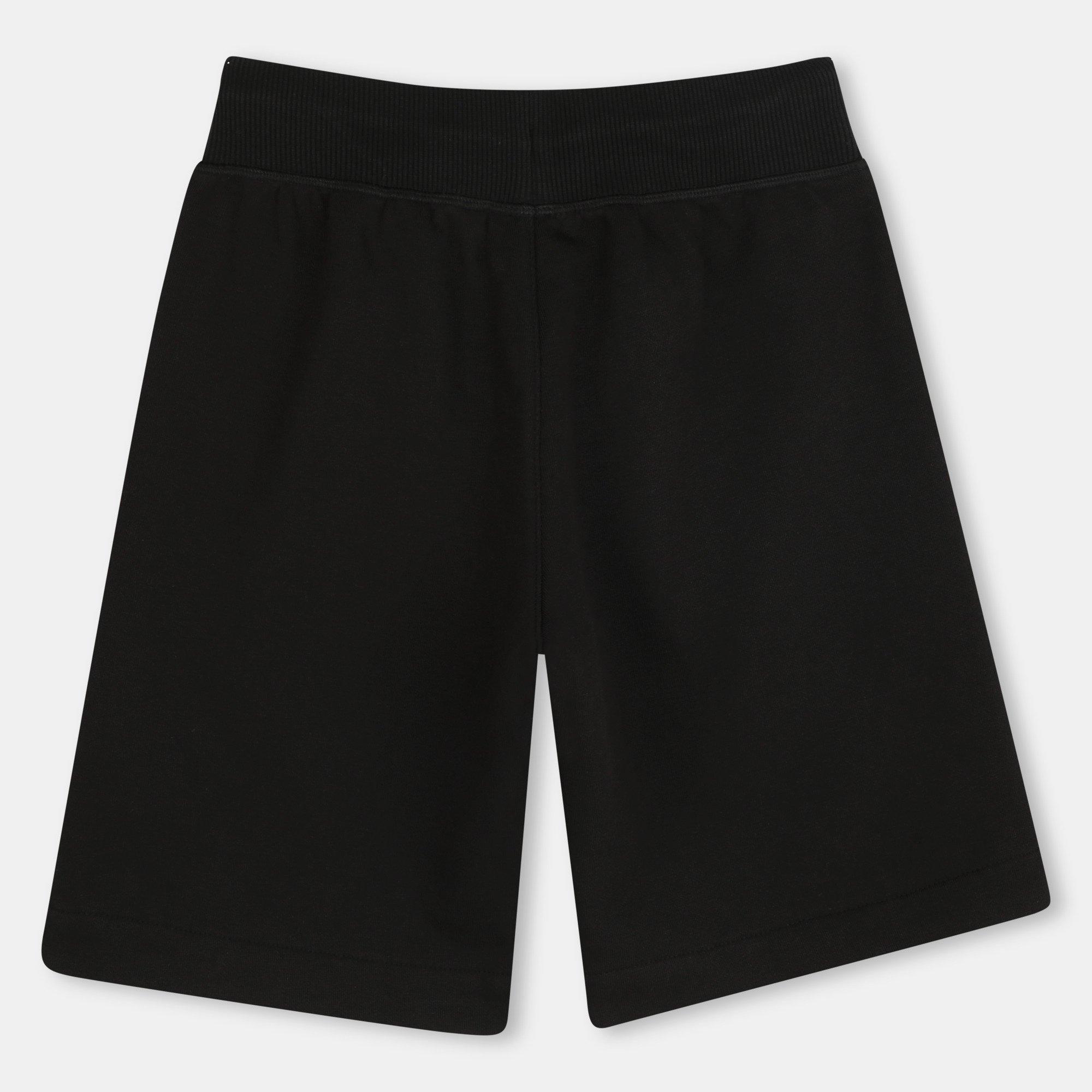 Noir 09B - Hugo - Kids' Fleece Jogger Shorts - 2