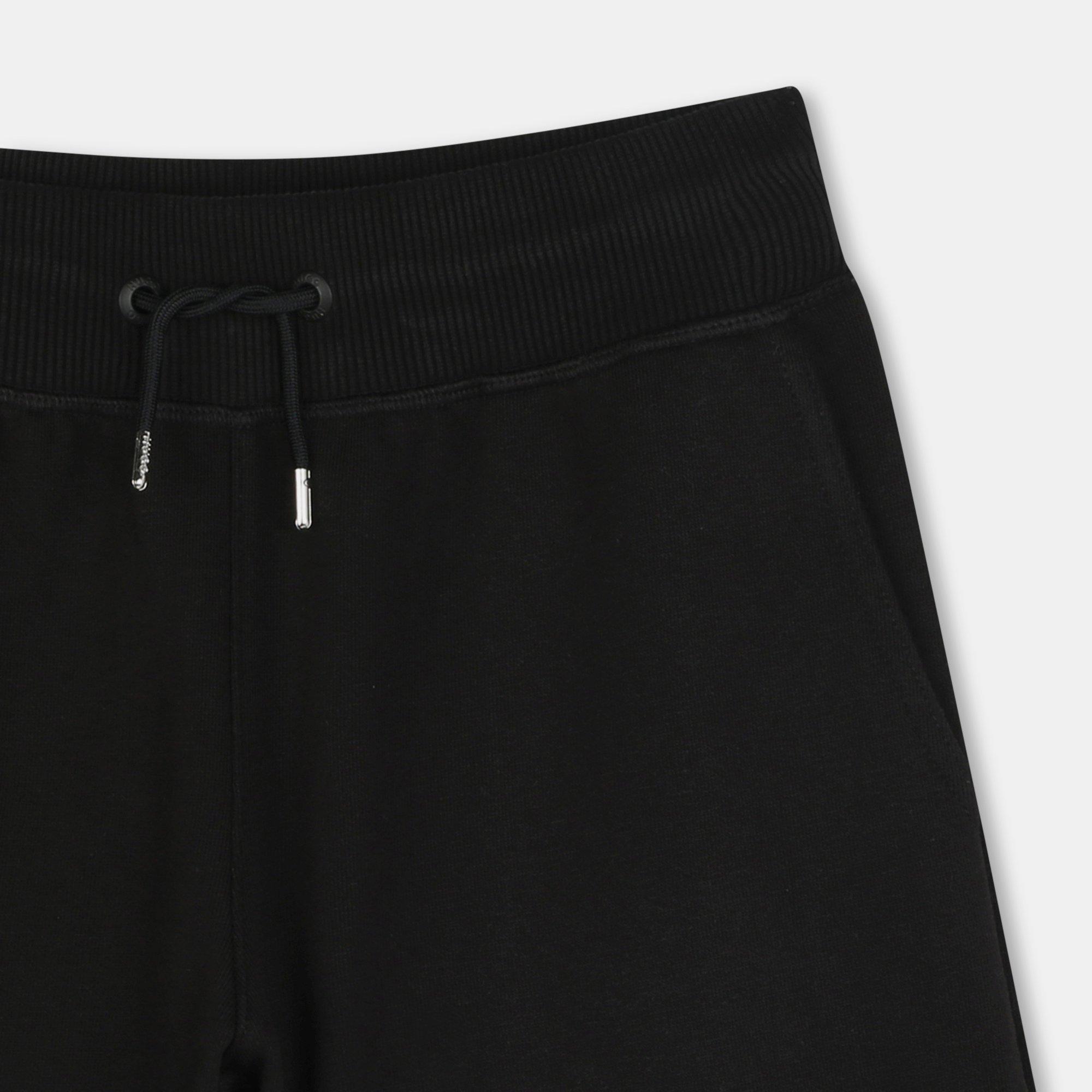 Noir 09B - Hugo - Kids' Fleece Jogger Shorts - 3