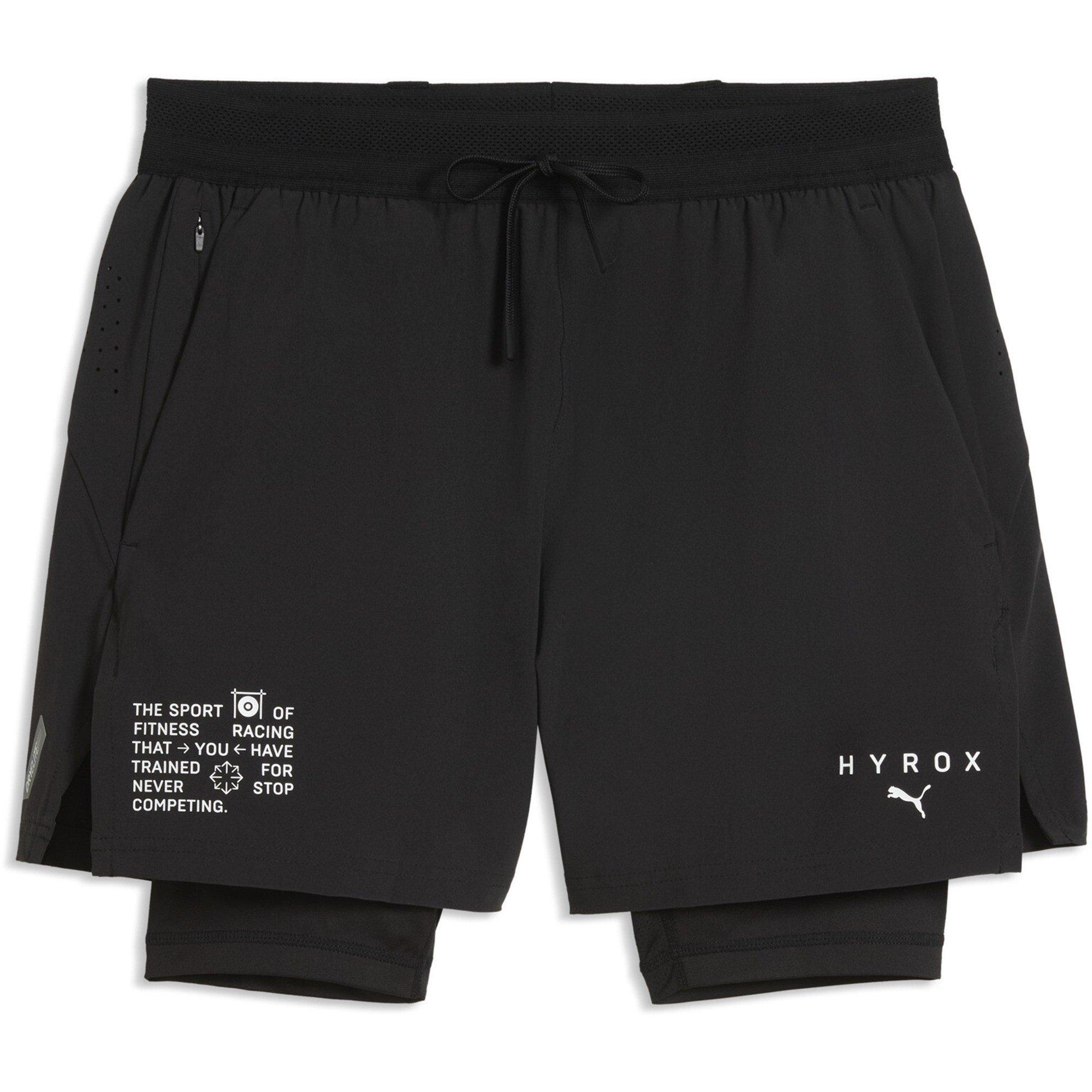 Sort - Puma - Men's Hyrox 2-in-1 Performance Shorts - 1