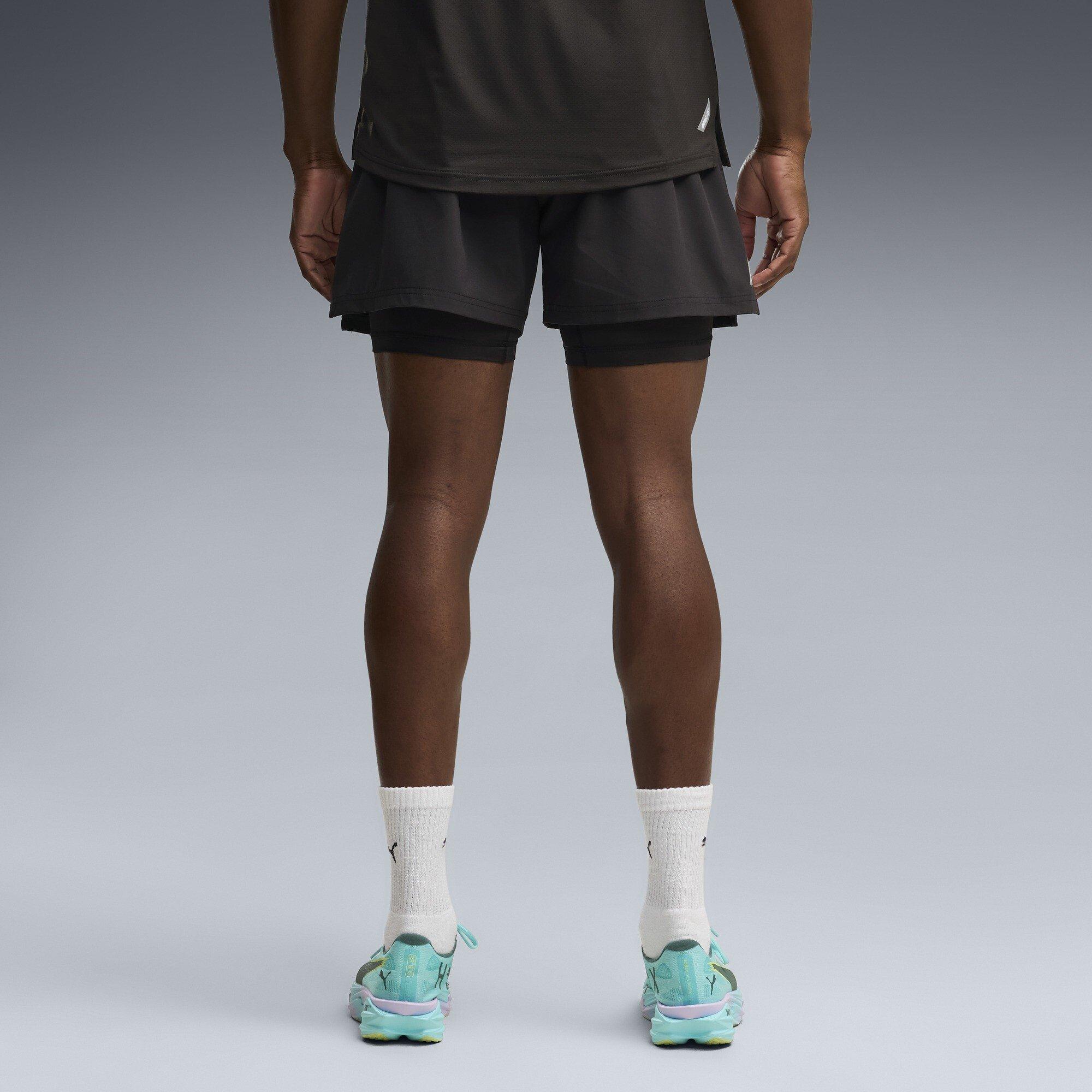 Sort - Puma - Men's Hyrox 2-in-1 Performance Shorts - 4