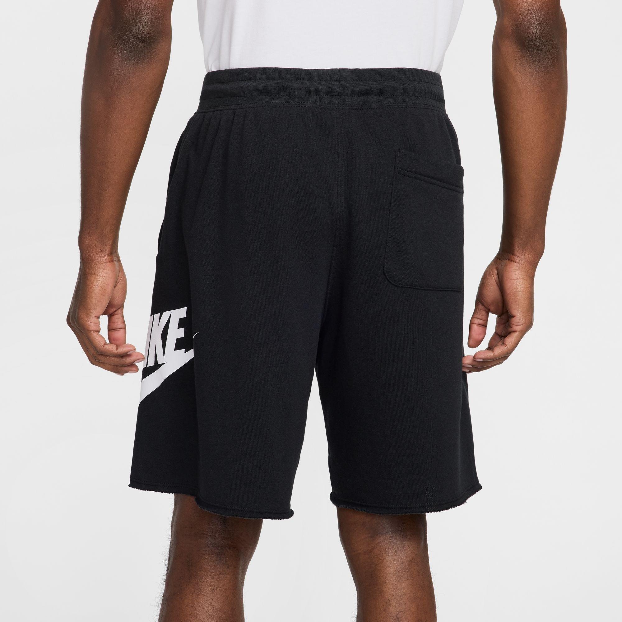 Black/White - Nike - Men's Club Alum Jersey Jogger Shorts - 1