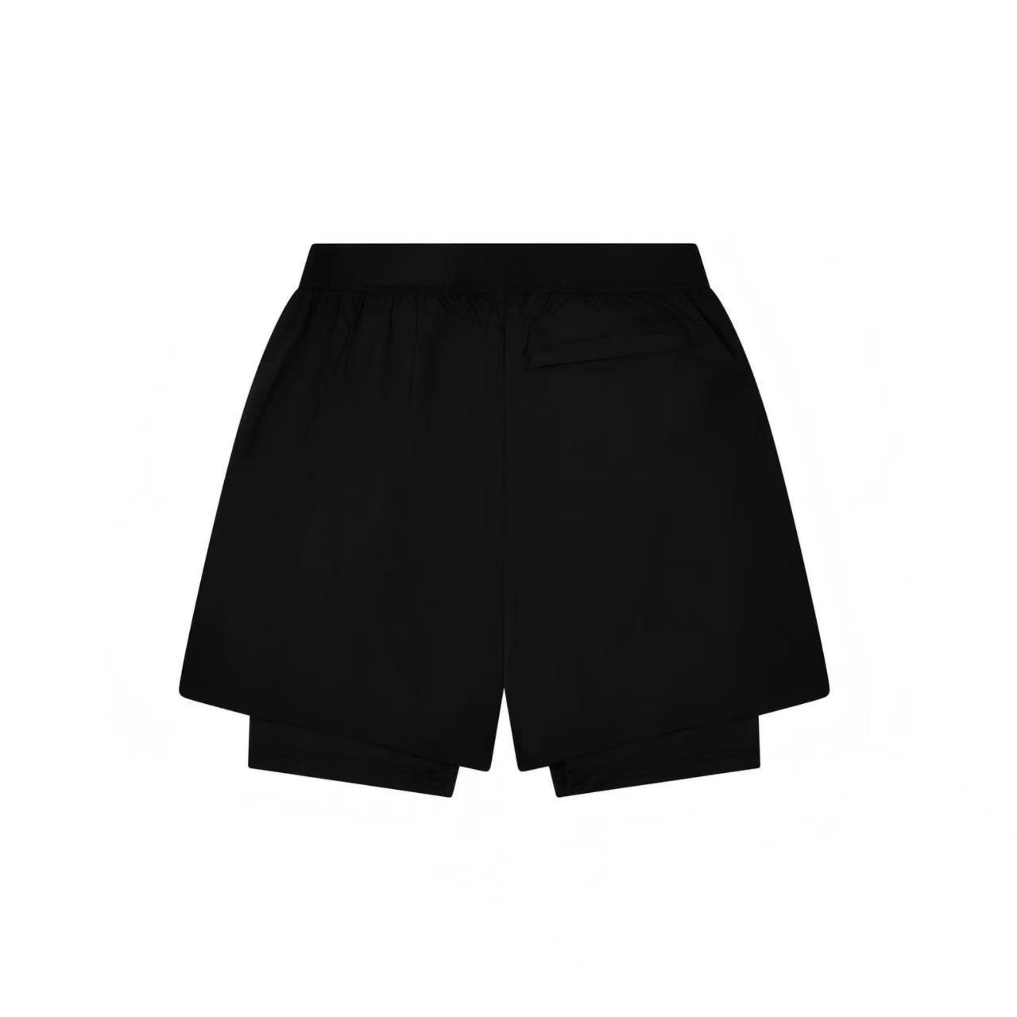 Black - No Fear - No Fear 2-in-1 Compression Shorts Mens - 2