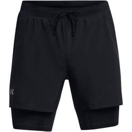 Under Armour UA Launch 2 in 1 7 Shorts Mens