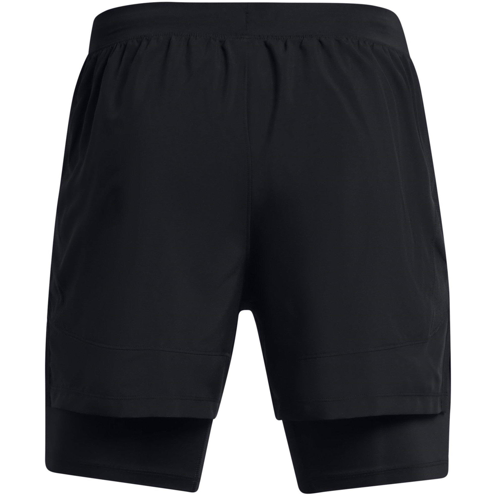 Schwarz - Under Armour - Armour UA Launch 2-in-1 7 Shorts Men's - 2