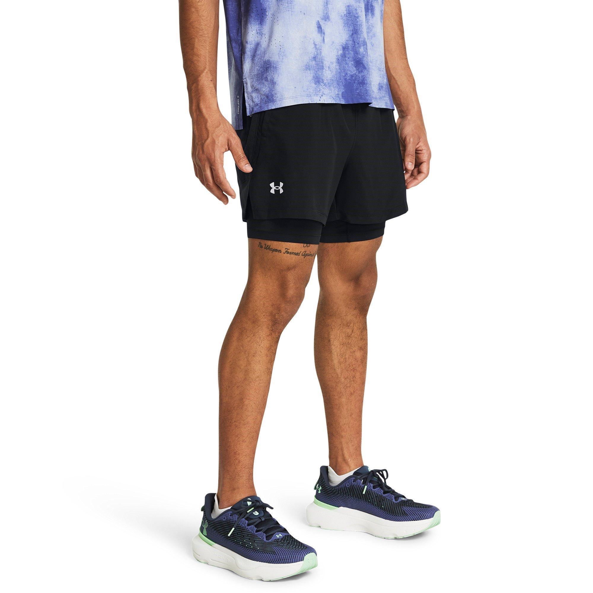 Schwarz - Under Armour - Armour UA Launch 2-in-1 7 Shorts Men's - 3