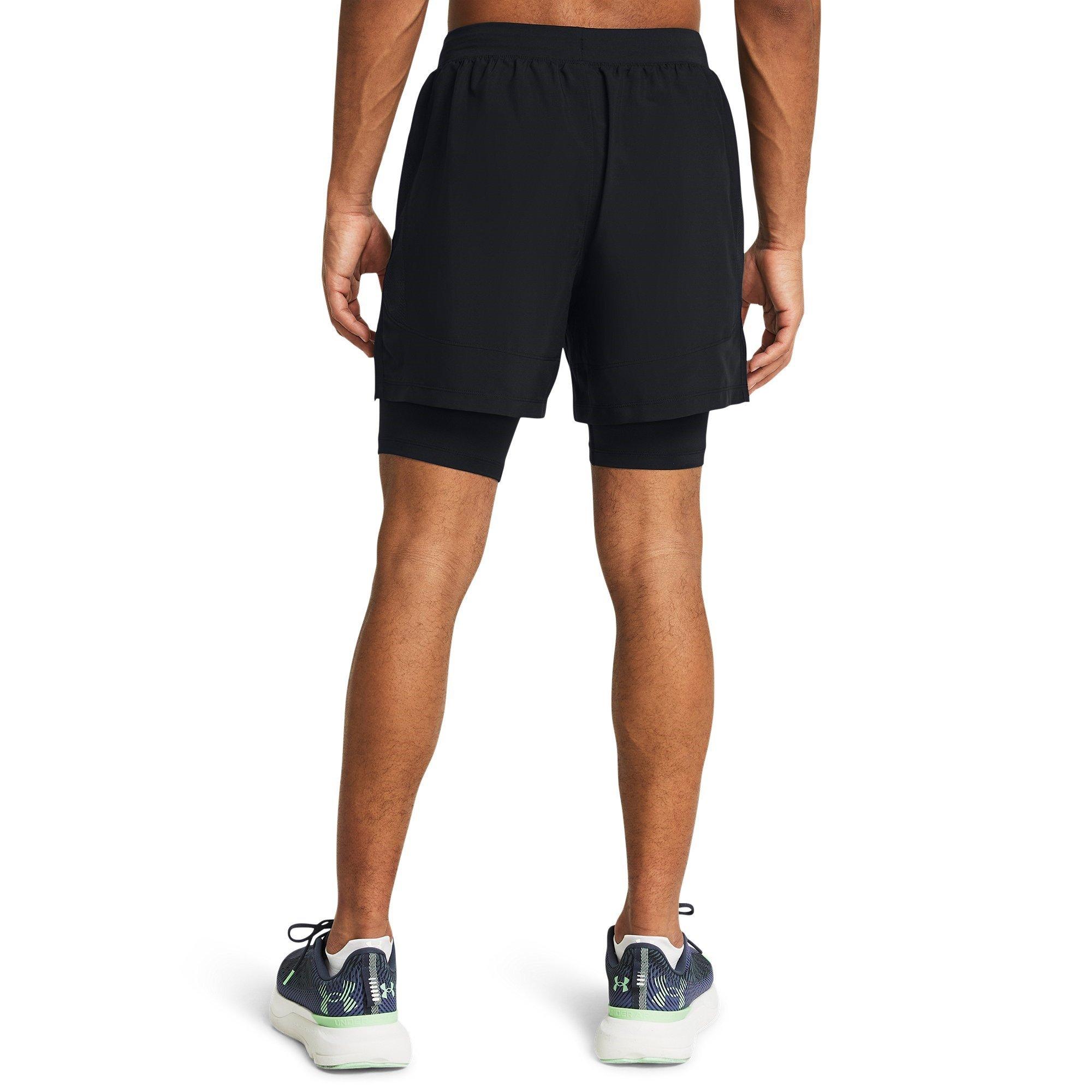 Schwarz - Under Armour - Armour UA Launch 2-in-1 7 Shorts Men's - 4