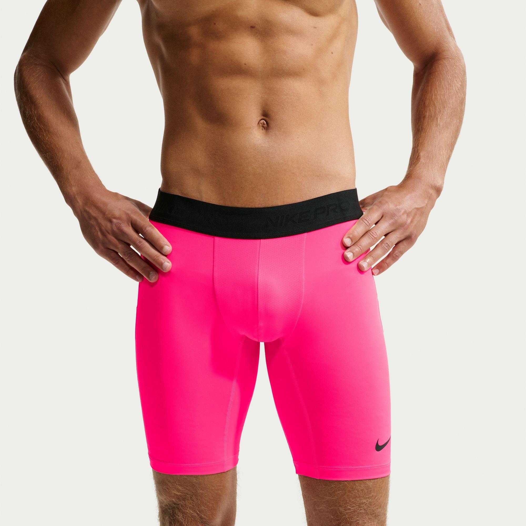 HyperPink/Schwarz - Nike - Nike Pro Long Short Sn64 - 1