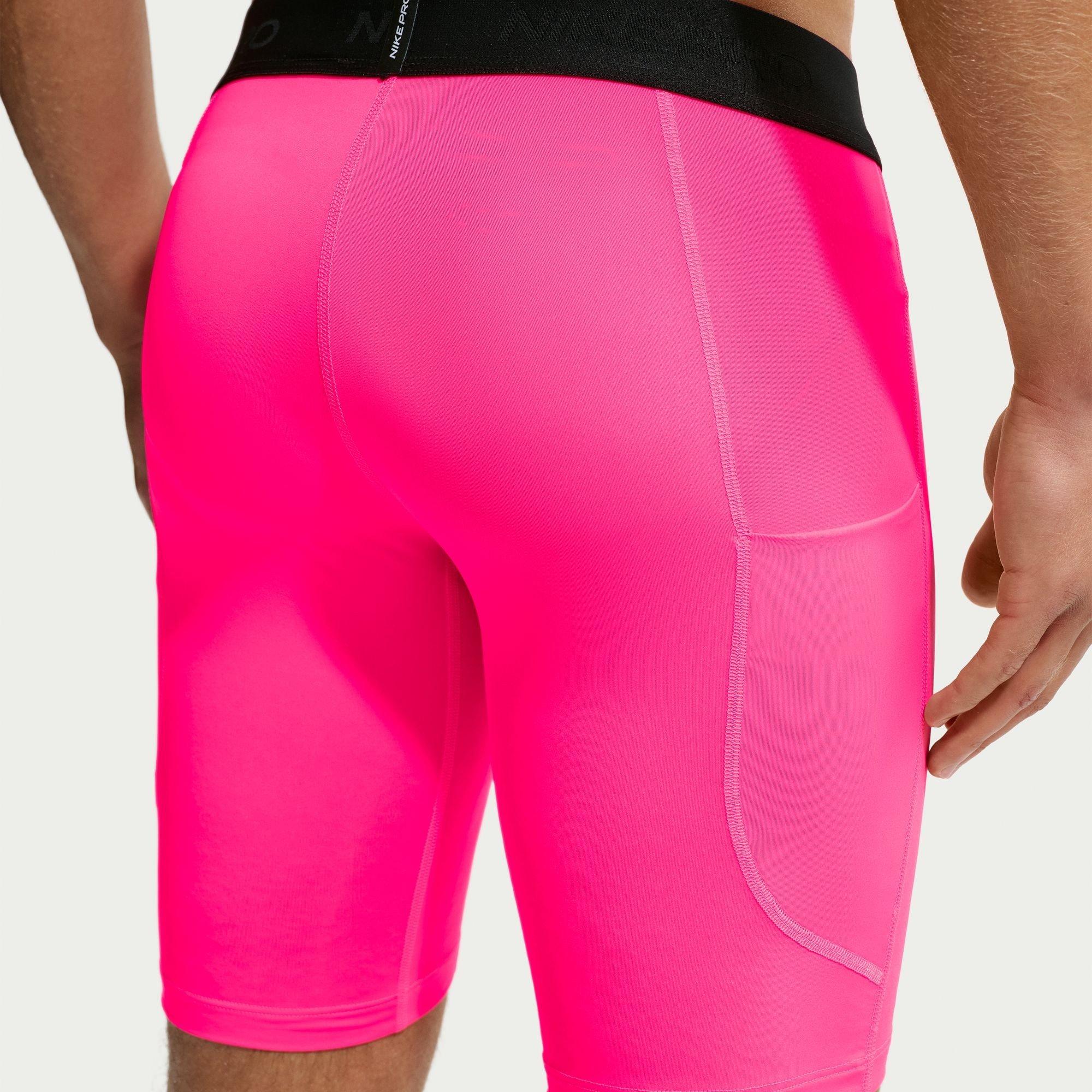 HyperPink/Schwarz - Nike - Nike Pro Long Short Sn64 - 2