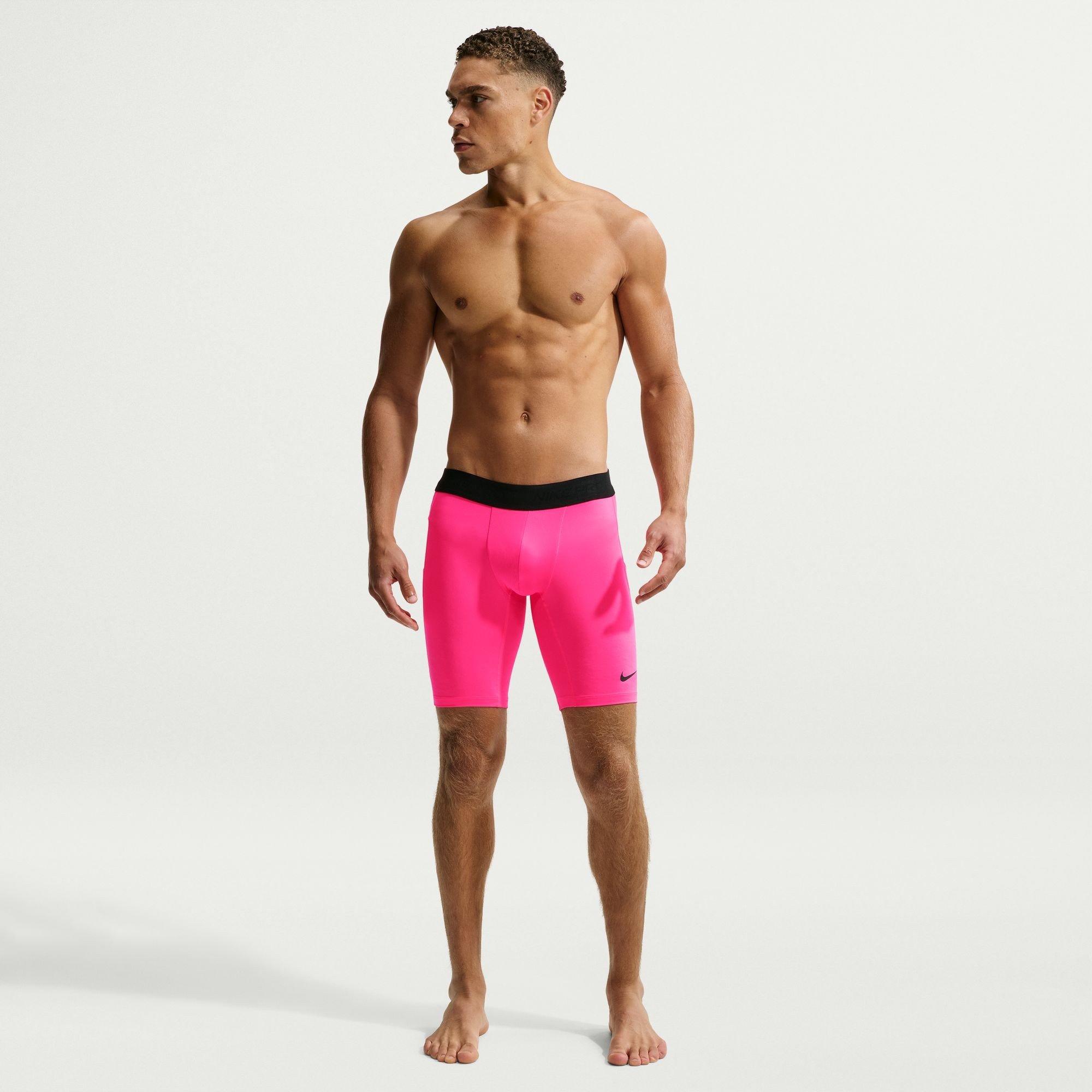 HyperPink/Schwarz - Nike - Nike Pro Long Short Sn64 - 3