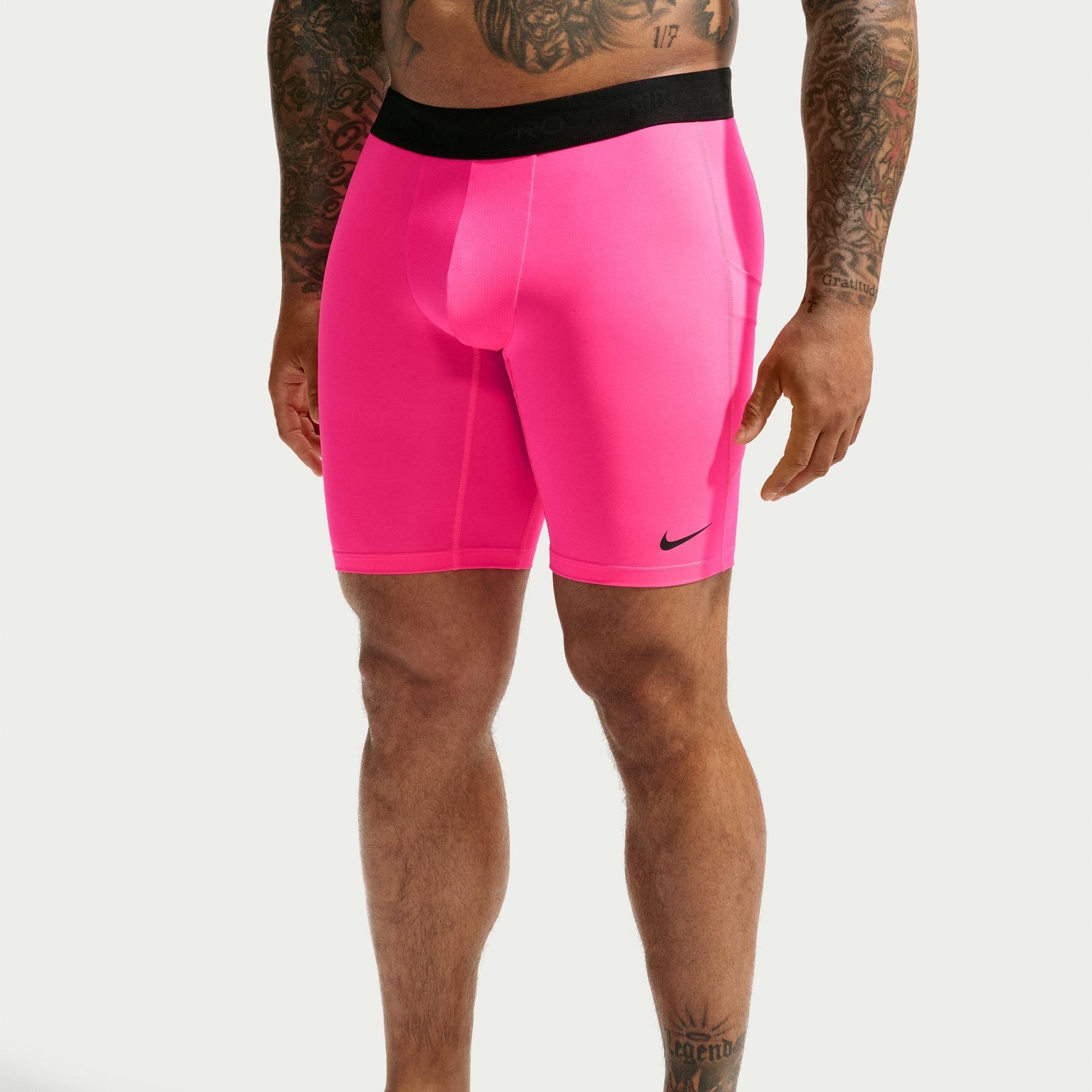 HyperPink/Schwarz - Nike - Nike Pro Long Short Sn64 - 9