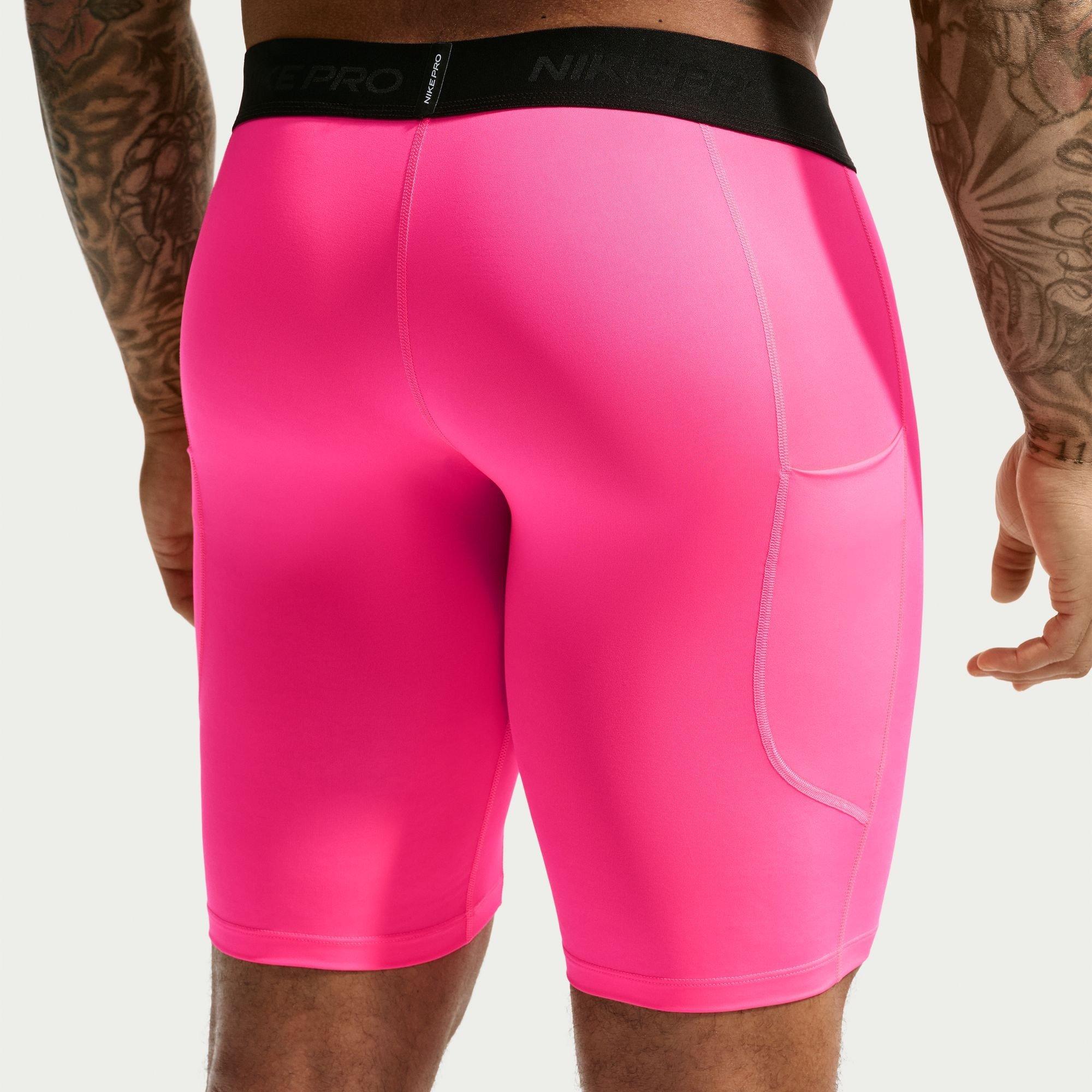 HyperPink/Schwarz - Nike - Nike Pro Long Short Sn64 - 10