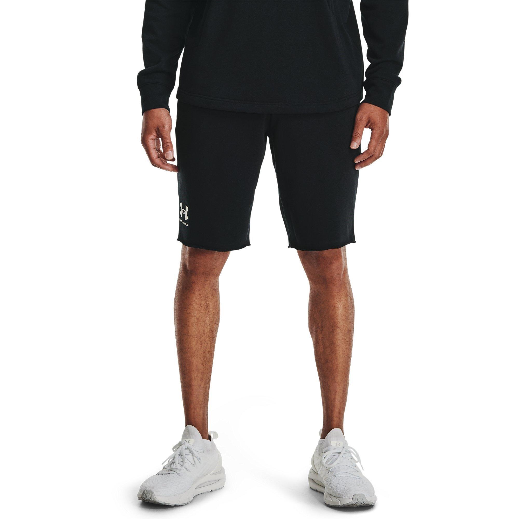 Black - Under Armour - Rival Terry Shorts Mens - 3