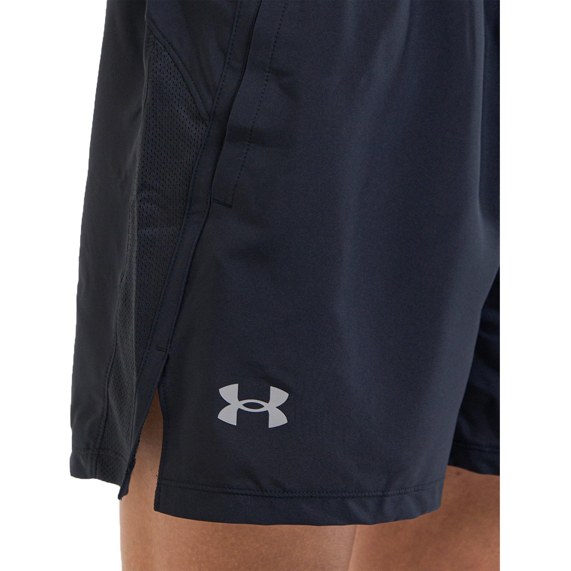 Blk/Refl - Under Armour - Armour UA Launch Unlined 5 Shorts Men's - 10