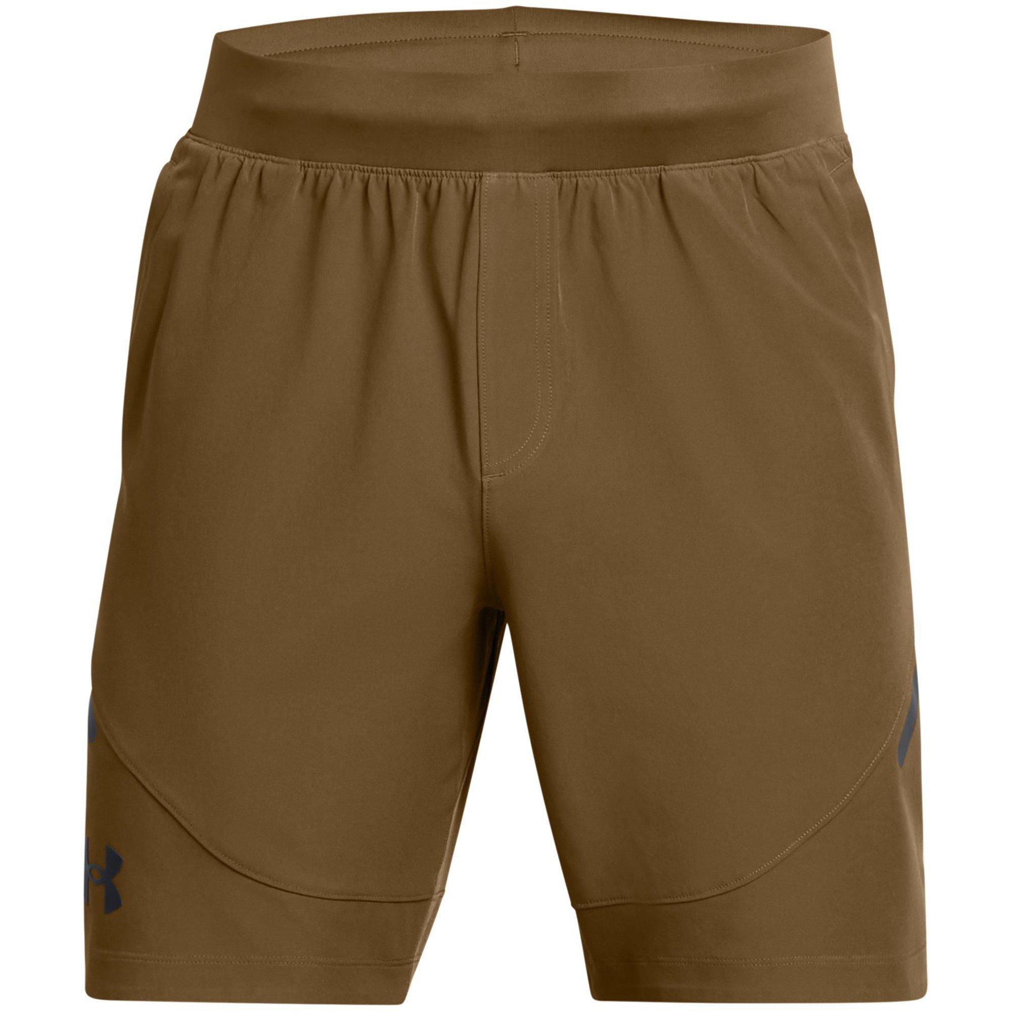 Under Armour Men's Unstoppable Performance Gym Shorts - Brown - M