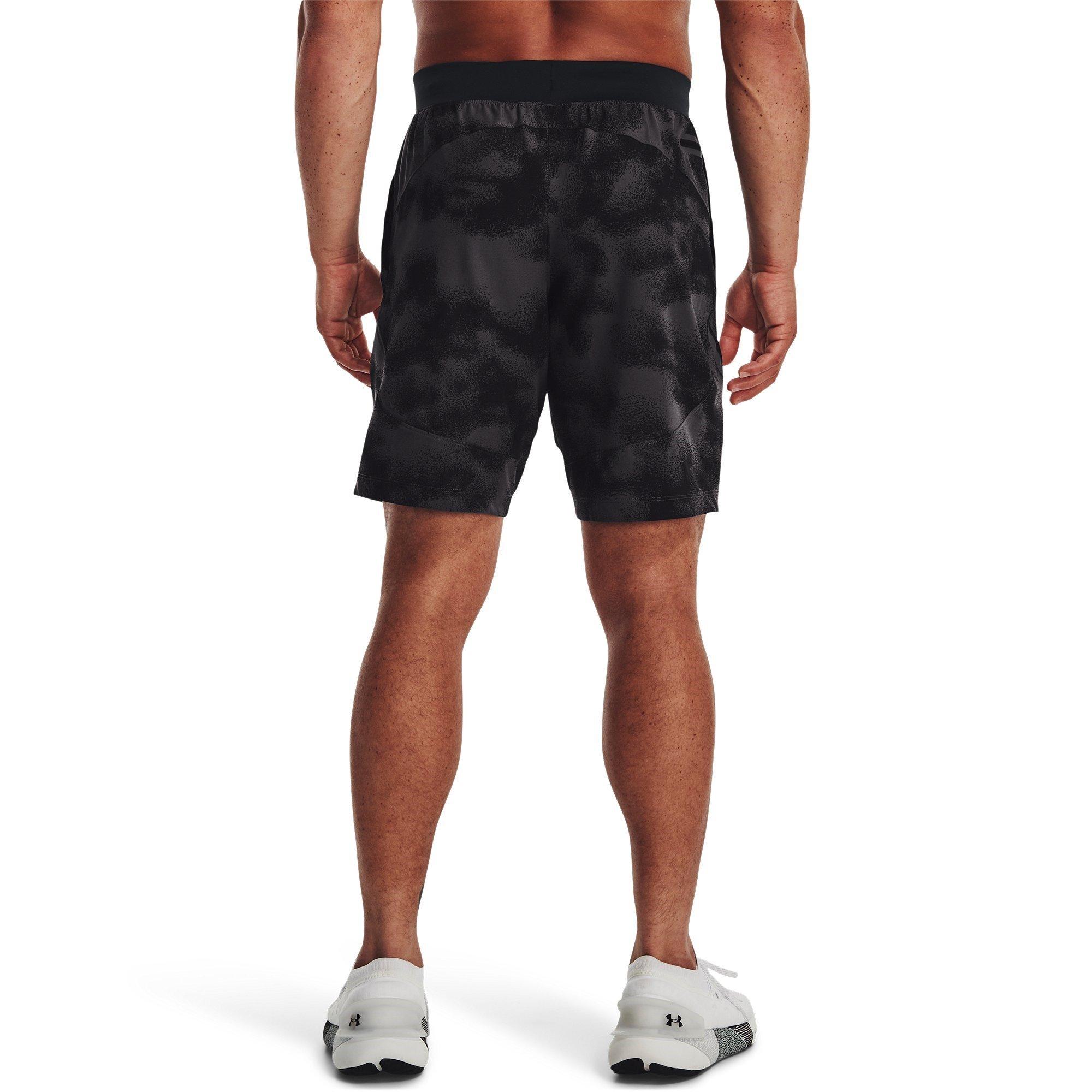 Grey - Under Armour - Unstoppable Performance Gym Shorts - 3