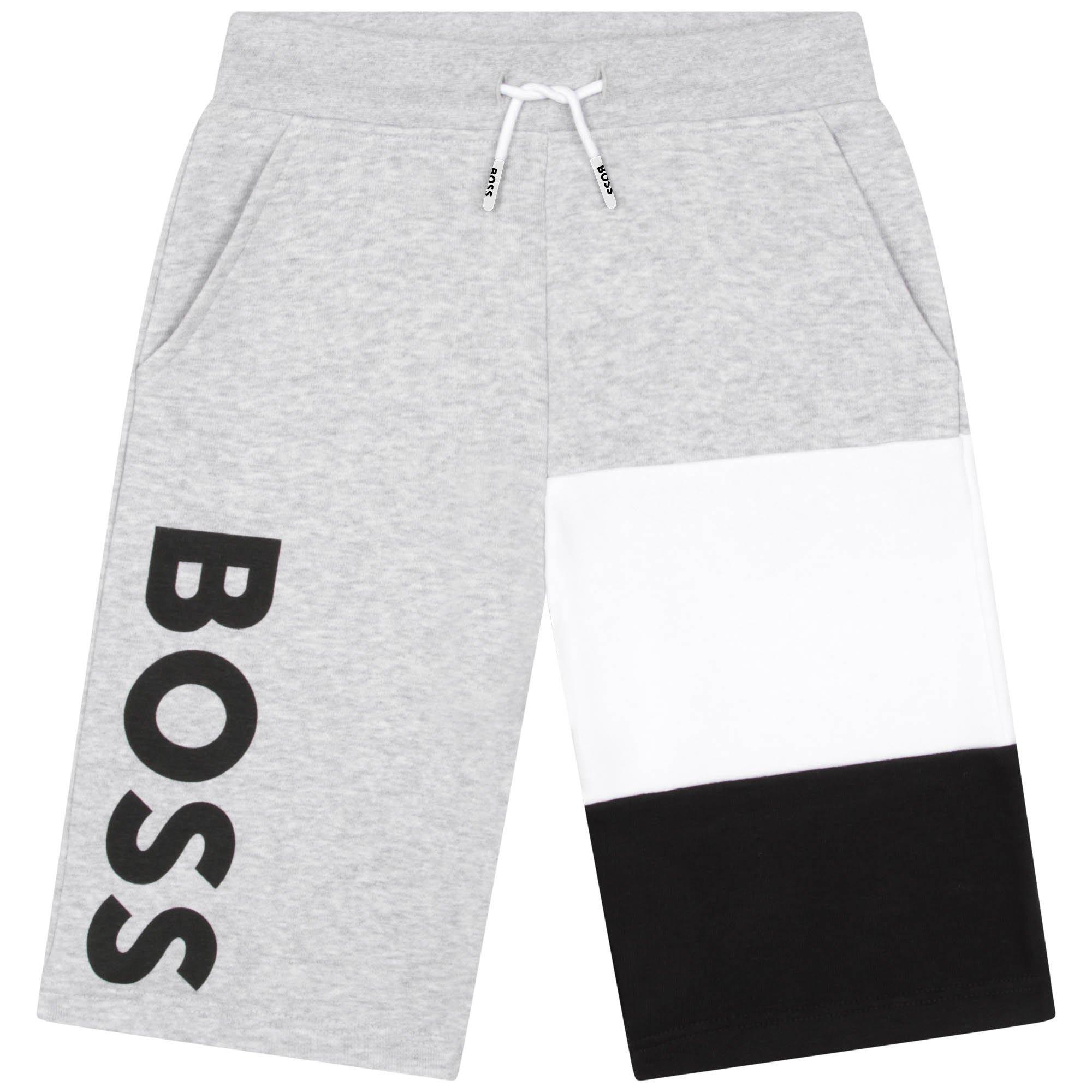 Grey boss shorts discount