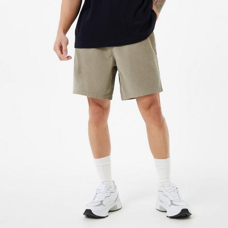 Taupe - Jack Wills - JW Cord Shorts - 1