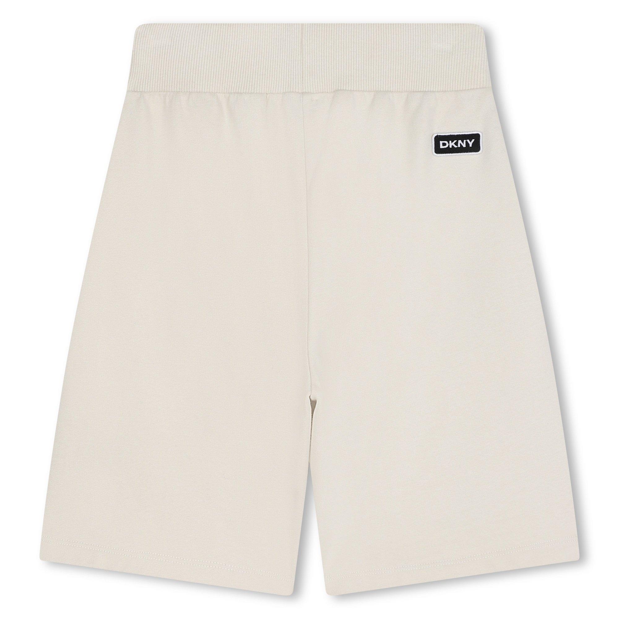 Light Grey 022 - DKNY - Kids' Fleece Jogger Shorts - 2