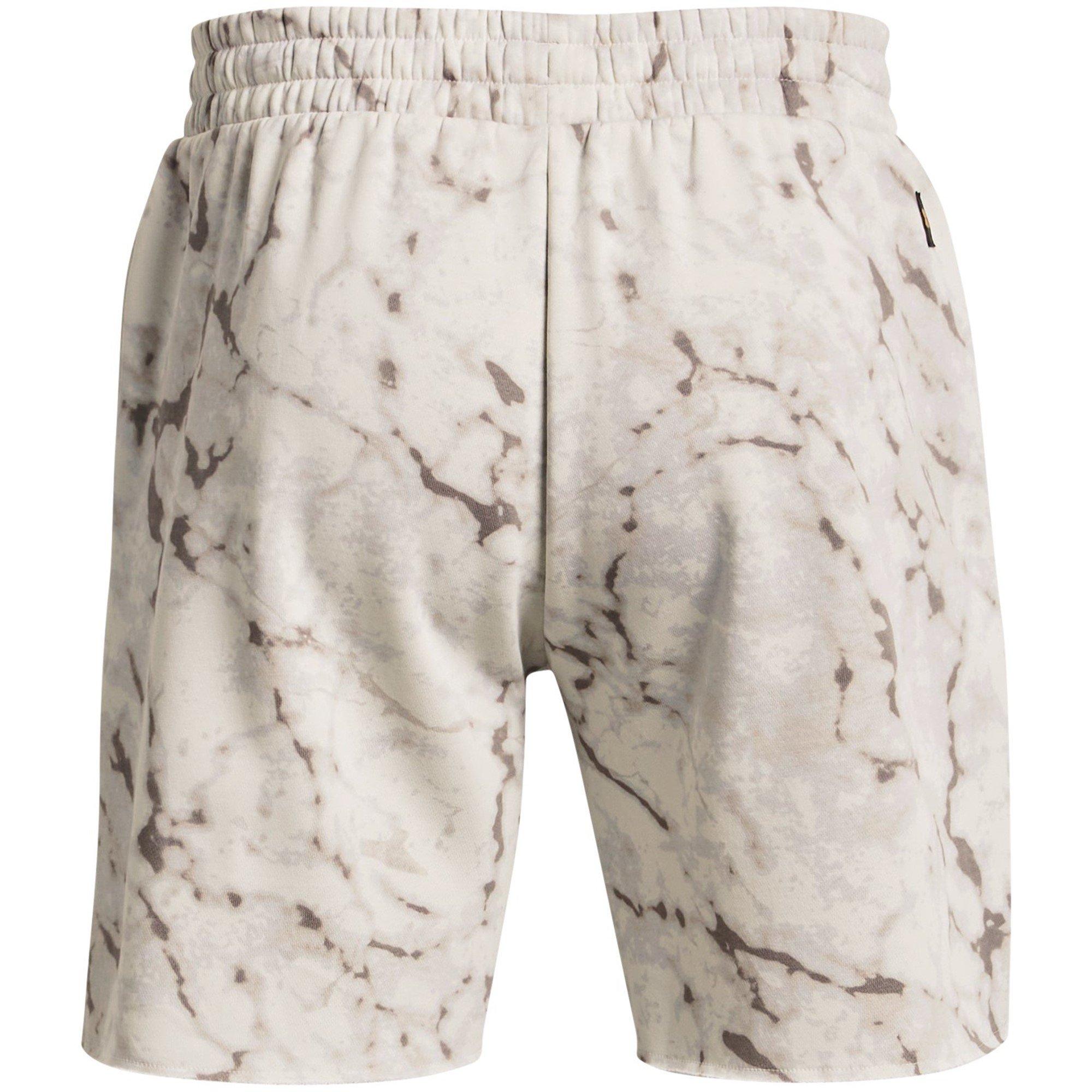 Bež - Under Armour - Project Rock Rival Jogger Shorts - 7