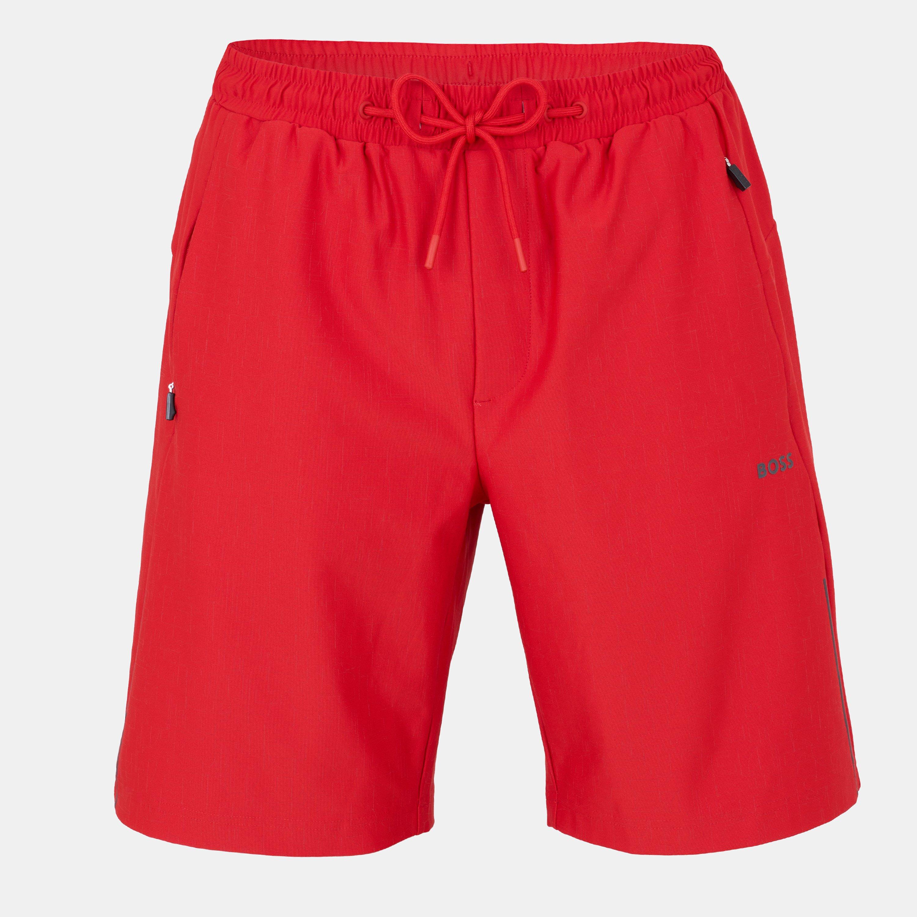 Medium Red - Boss - Men's HBG Hecon Performance Gym Shorts - 1