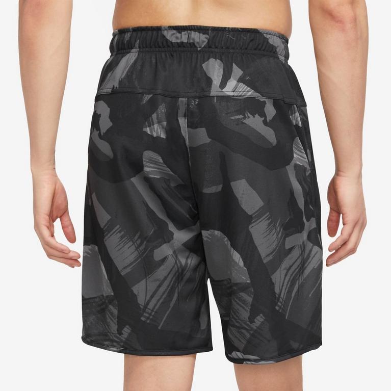 Noir/Gris - Nike - Dri-FIT Totality Men's 9 Unlined Camo Fitness Shorts - 2
