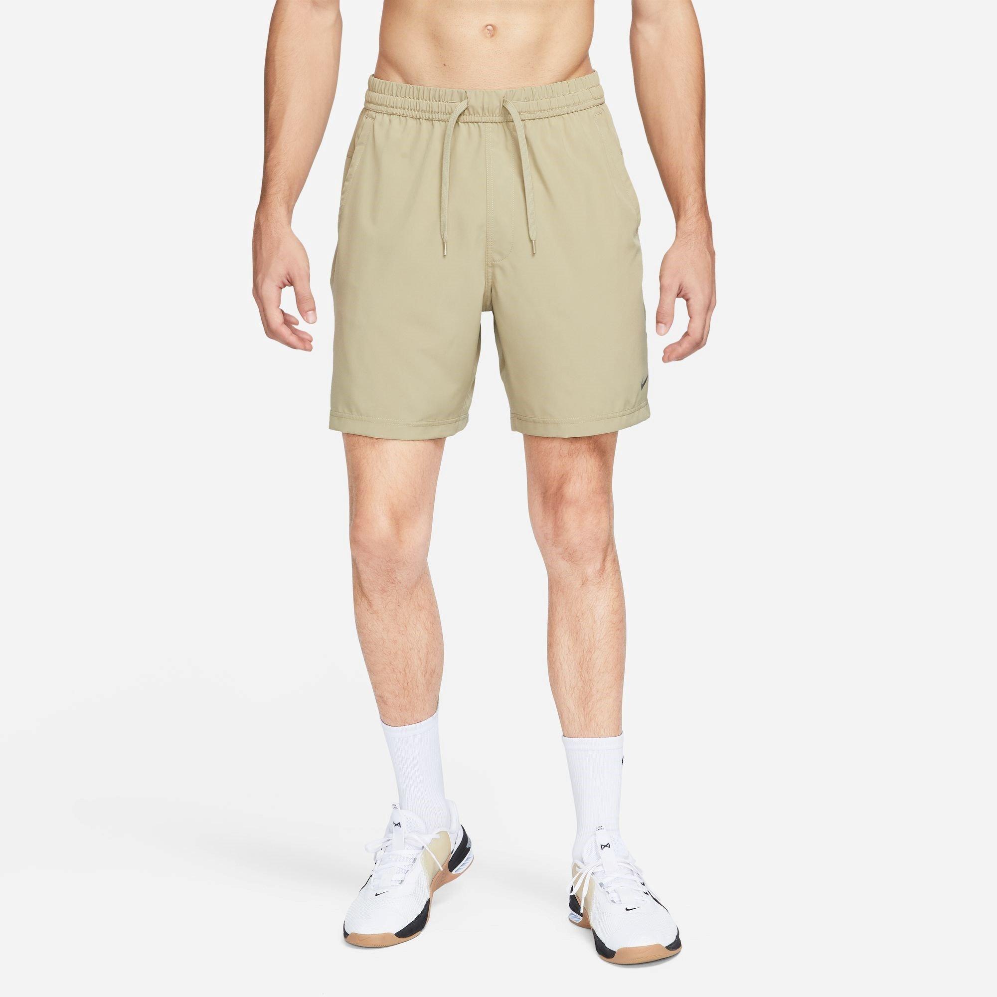 NEUTRAL OLIVE/B - Nike - Form Men's Dri-FIT 7 Unlined Versatile Shorts - 3