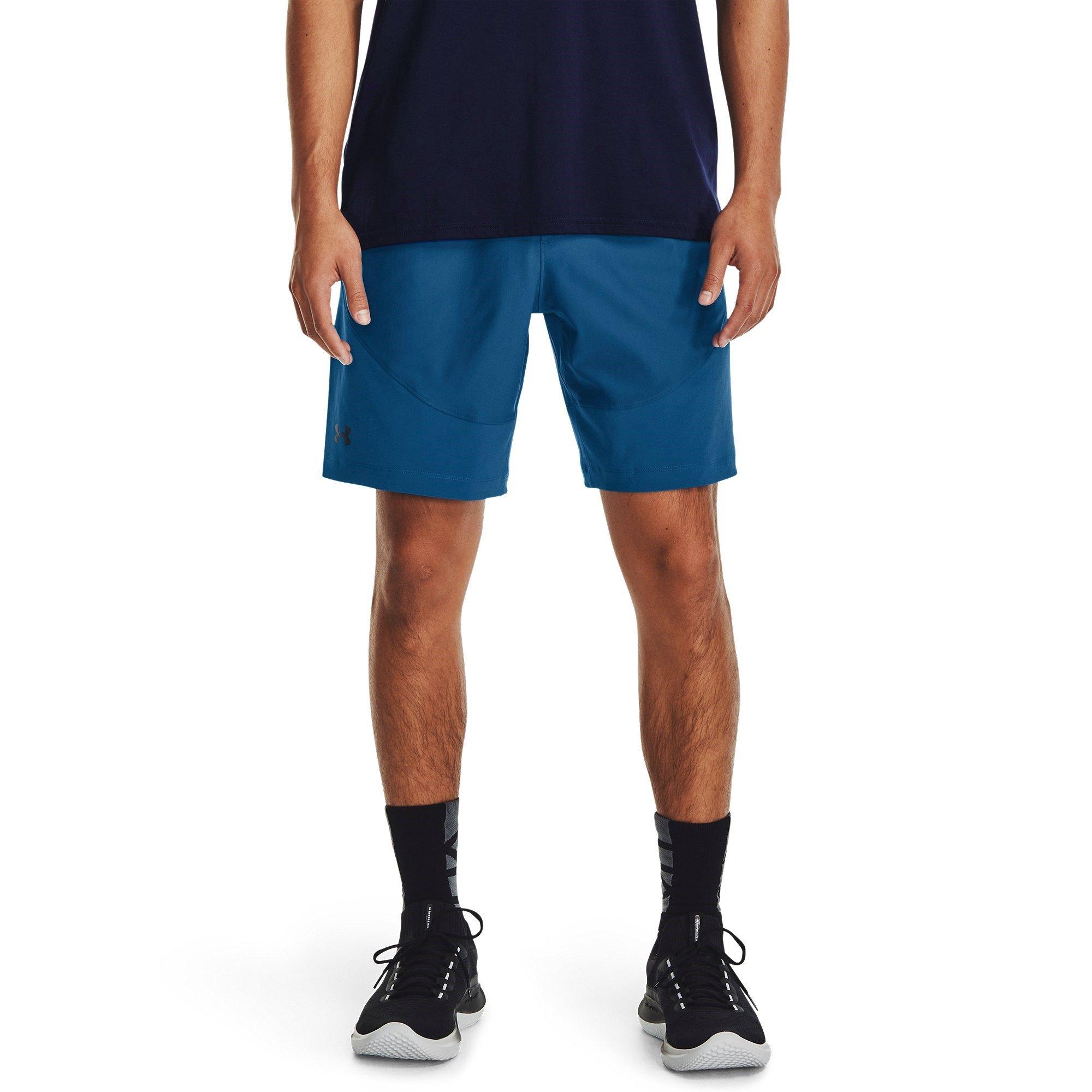 Bleu - Under Armour - Unstoppable Hybrid Shorts Mens - 2