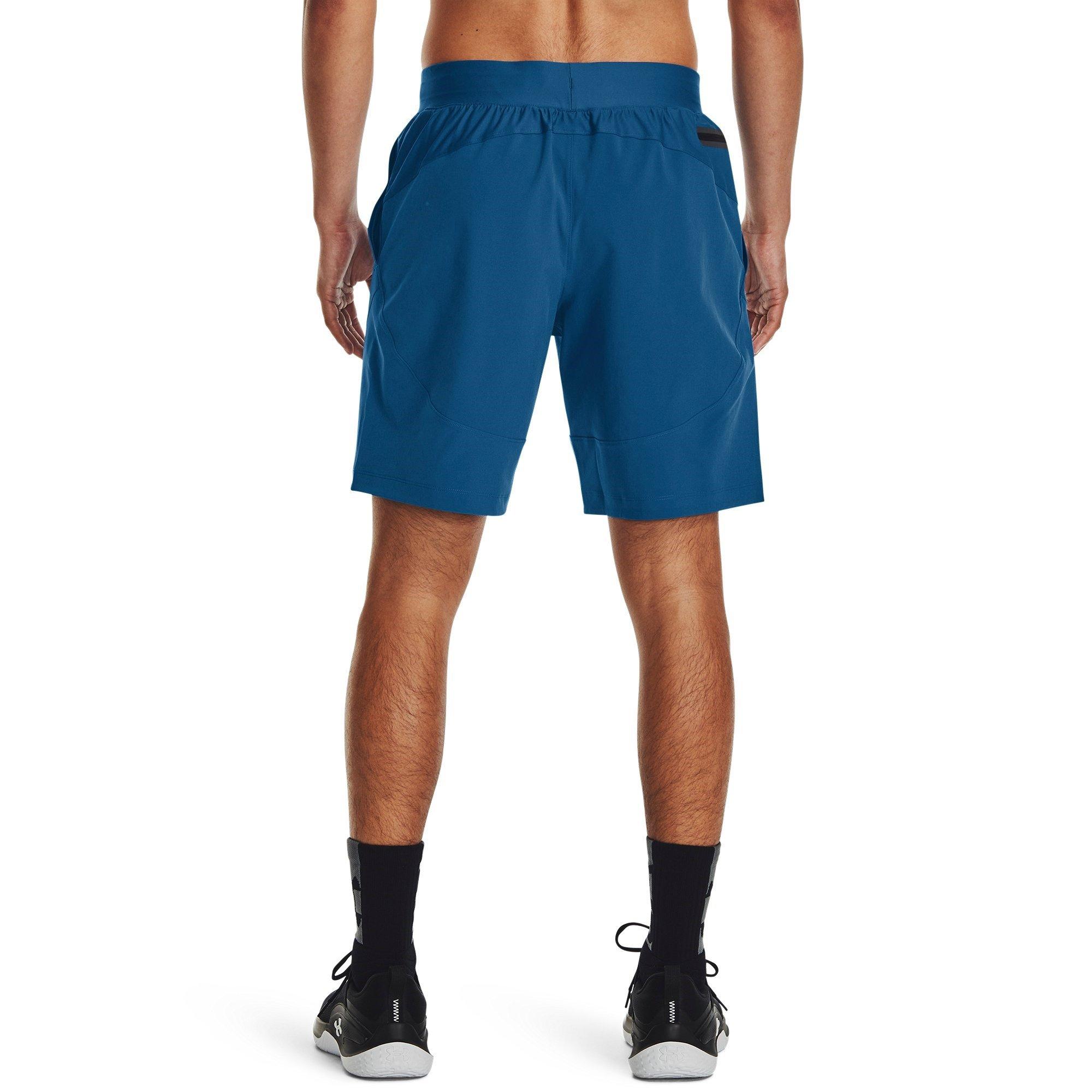 Bleu - Under Armour - Unstoppable Hybrid Shorts Mens - 3