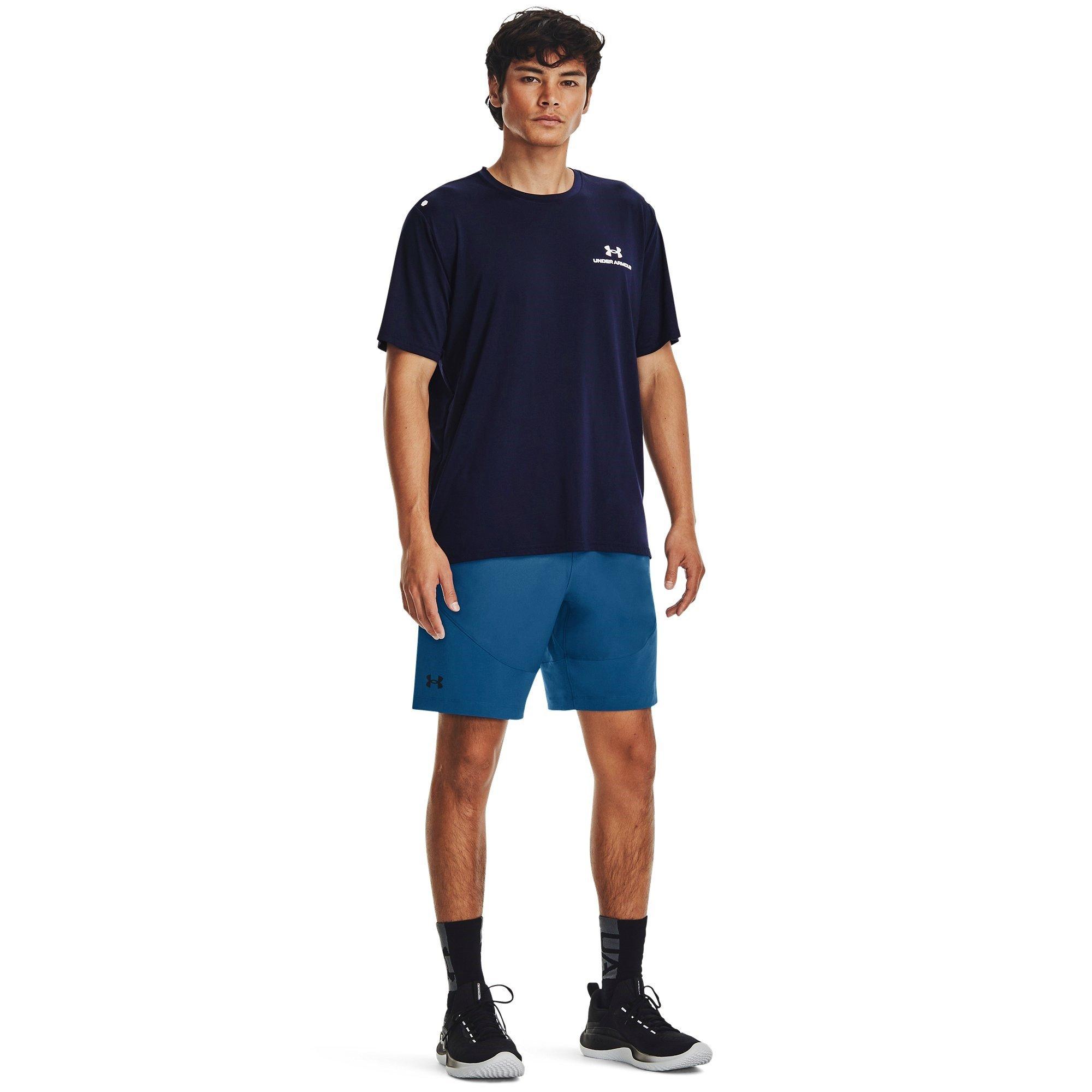 Bleu - Under Armour - Unstoppable Hybrid Shorts Mens - 4