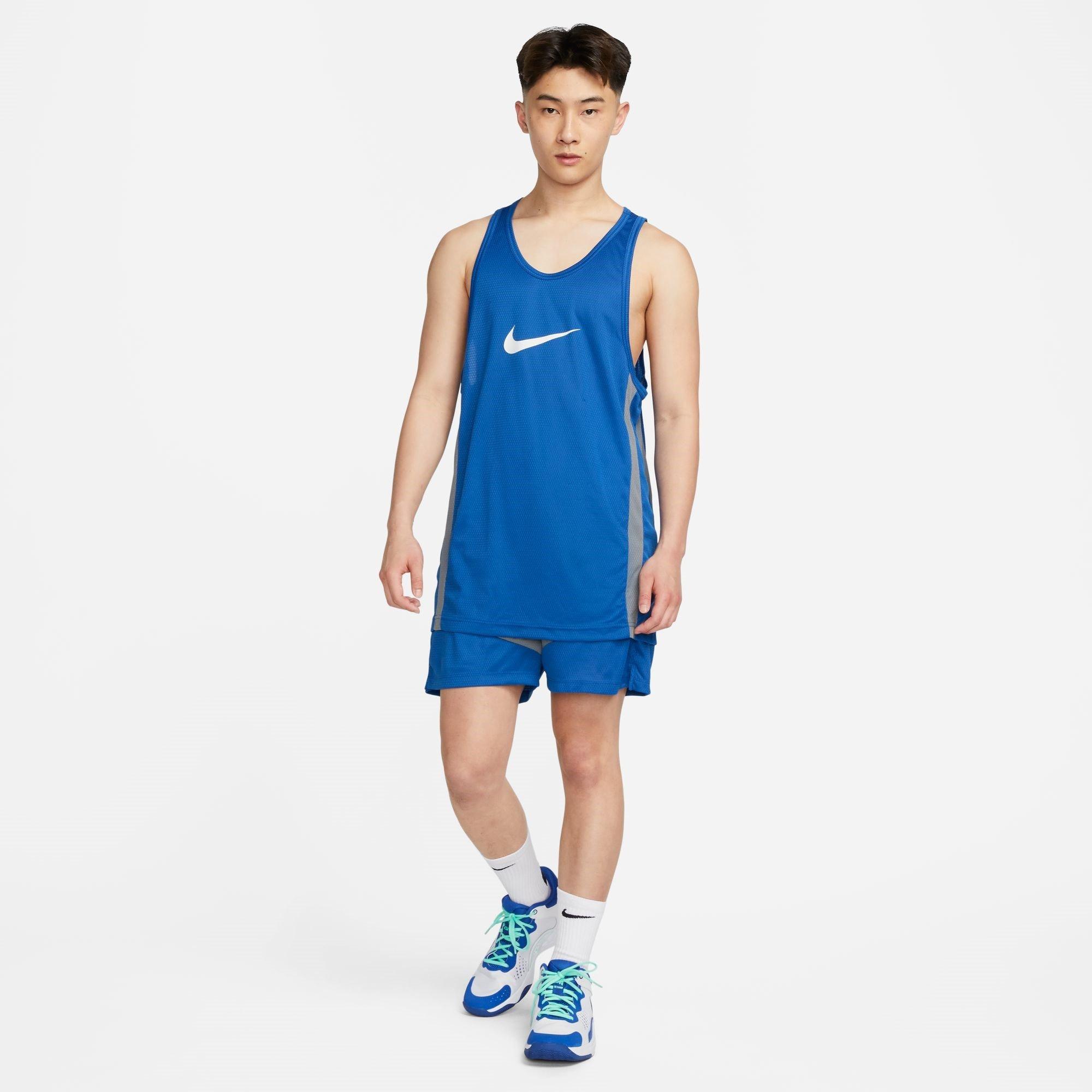 Royal/Cool Grey - Nike - Nike Dri FIT Icon Mens Basketball Shorts - 8