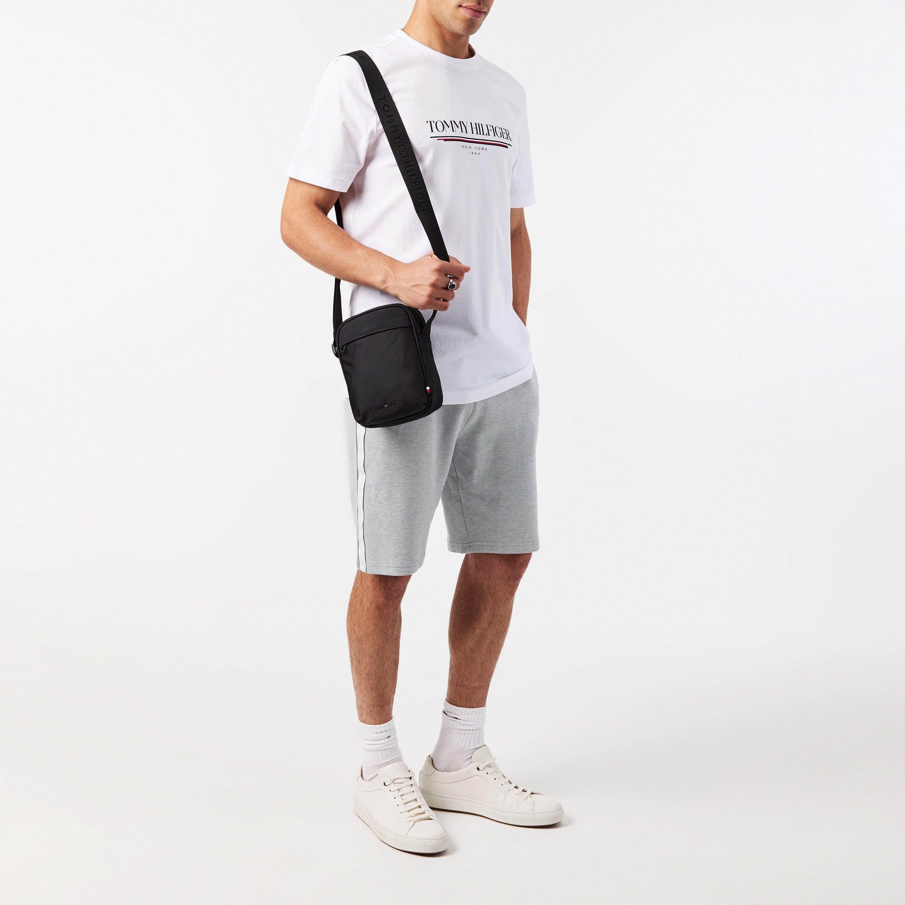 GreyHeather P61 - Tommy Hilfiger - drawstring waist shorts mens - 7