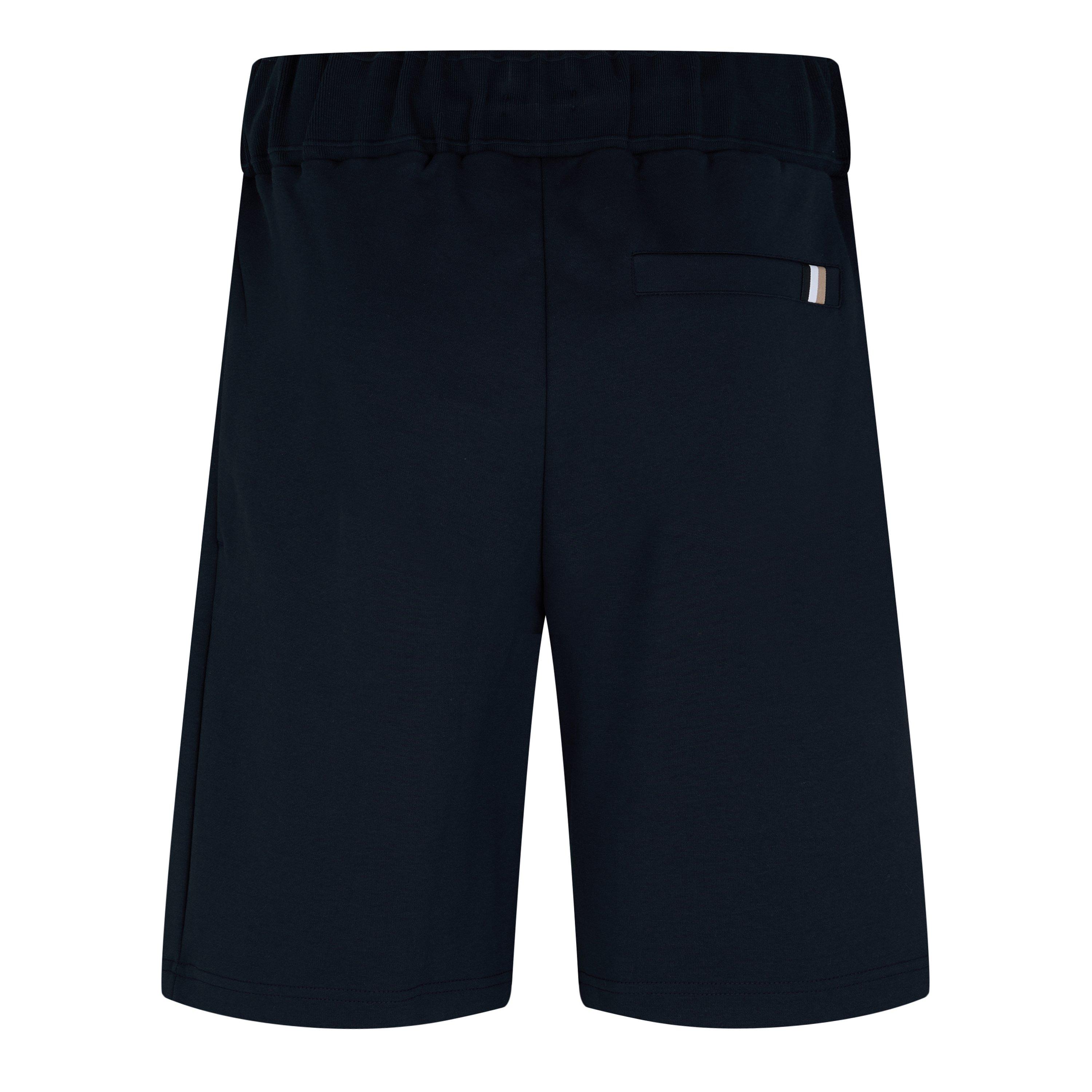 Dark Blue - Boss - Men's Lamson 08 Fleece Shorts - 2