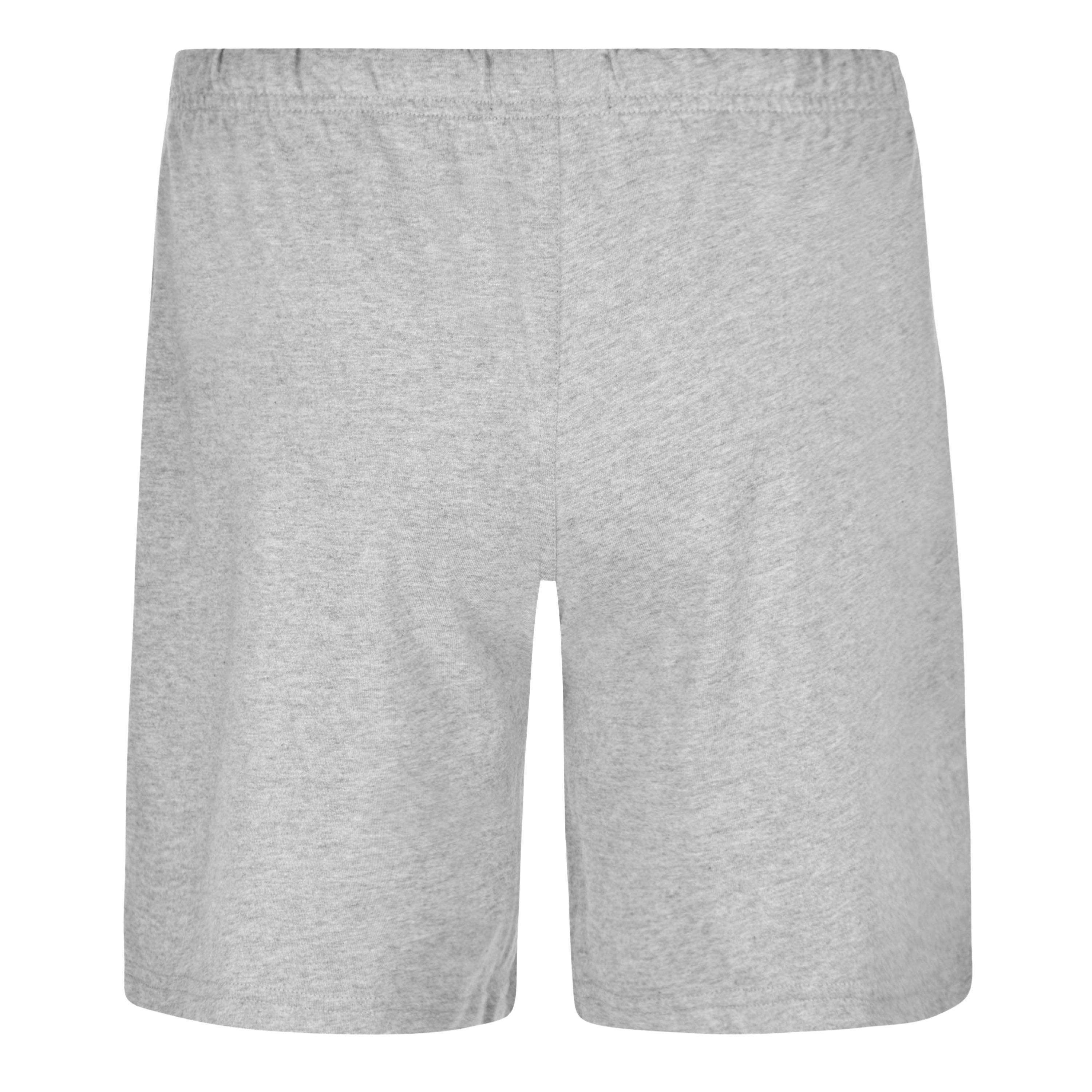 Grey / Navy - Polo Ralph Lauren - Men's Cotton Jersey Jogger Shorts - 2