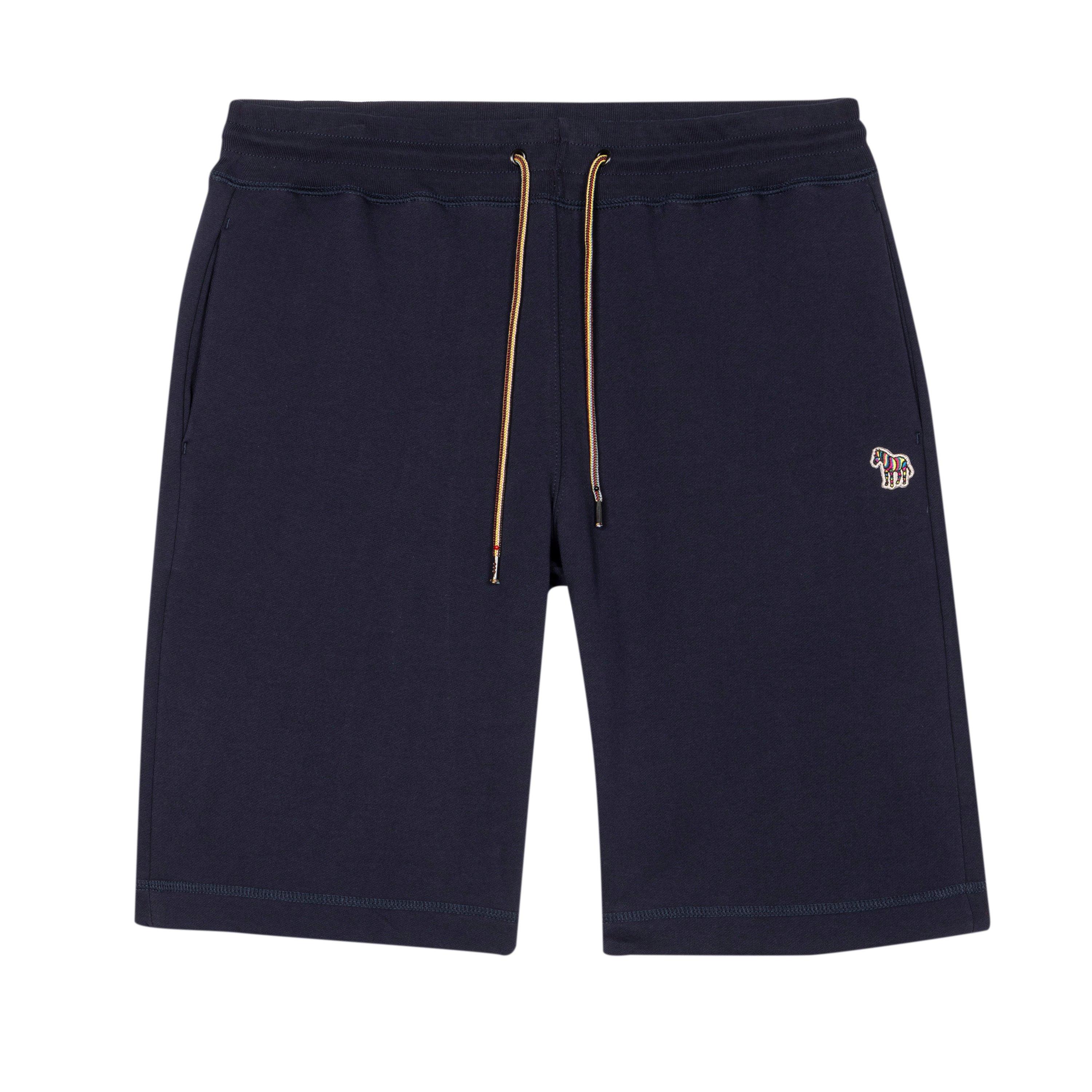 Navy 49 - PS Paul Smith - Zebra Jersey Shorts - 1