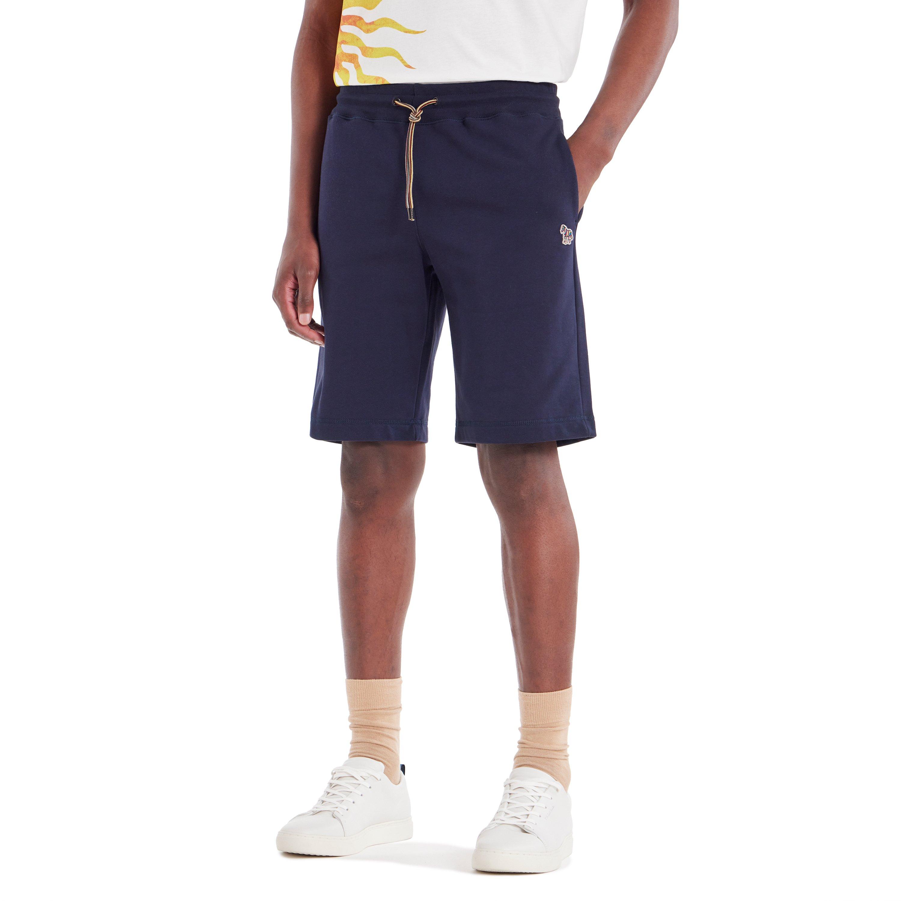 Navy 49 - PS Paul Smith - Zebra Jersey Shorts - 2