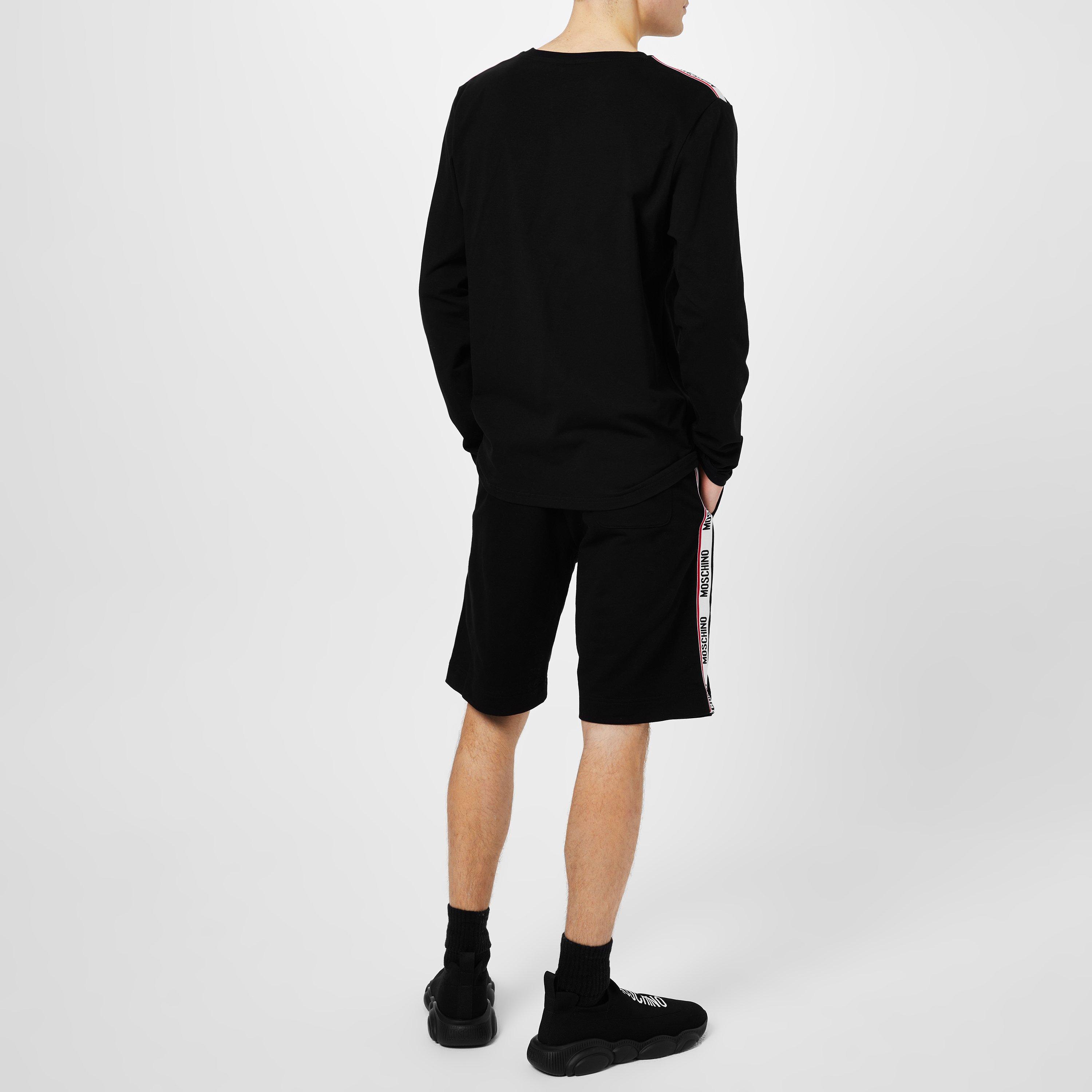 Black - Moschino - Tape Shorts - 4