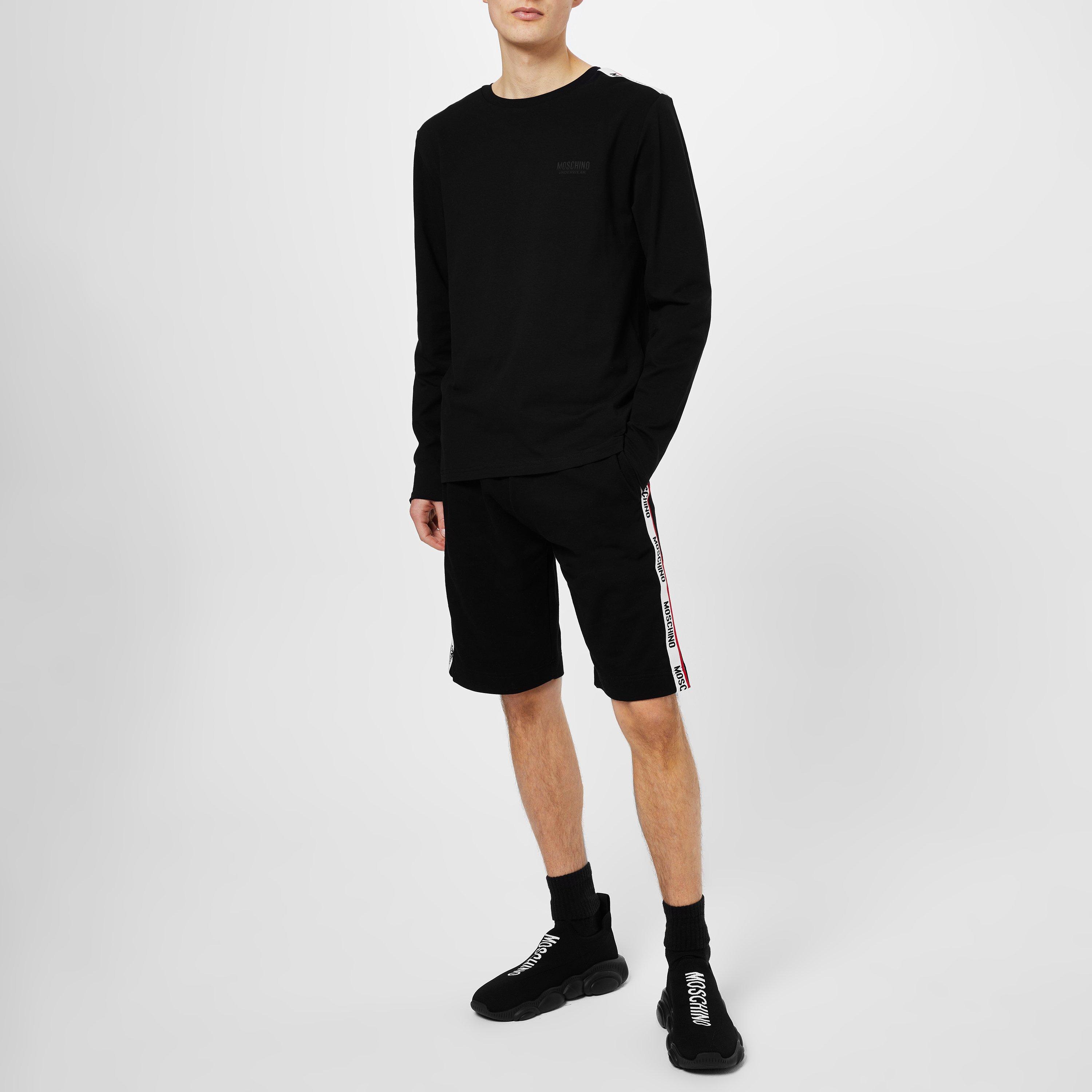 Black - Moschino - Tape Shorts - 7