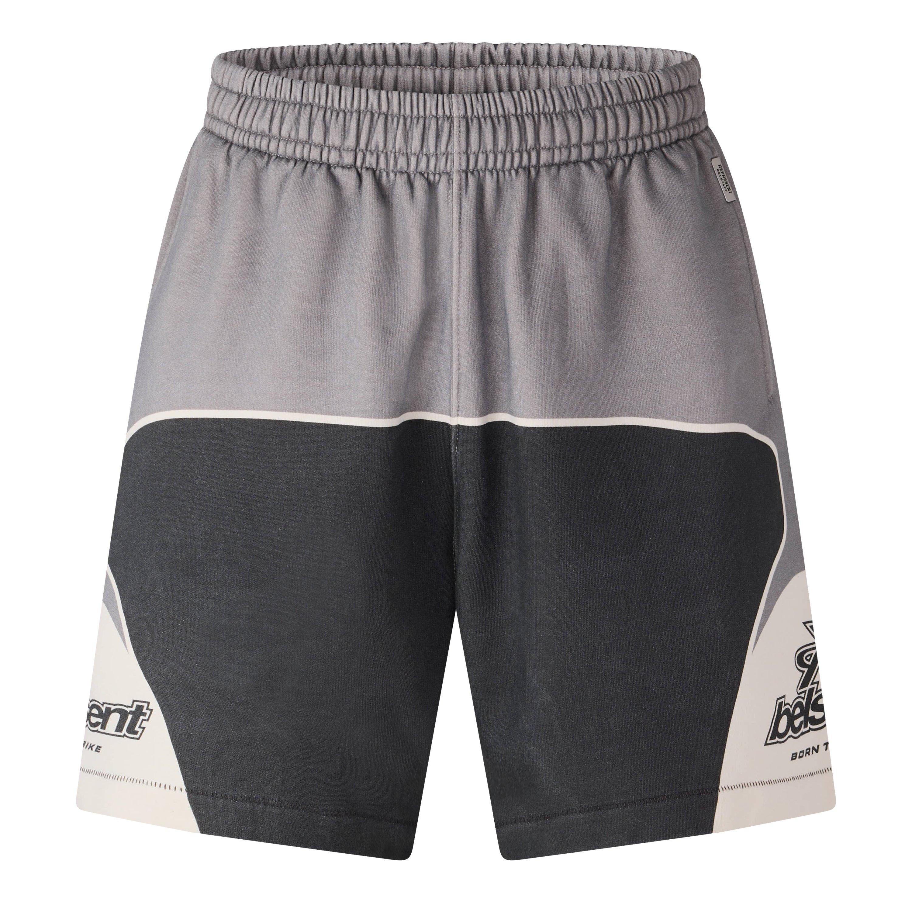 Mudstone - Represent X Belstaff - Men's Fleece Jogger Shorts - 1