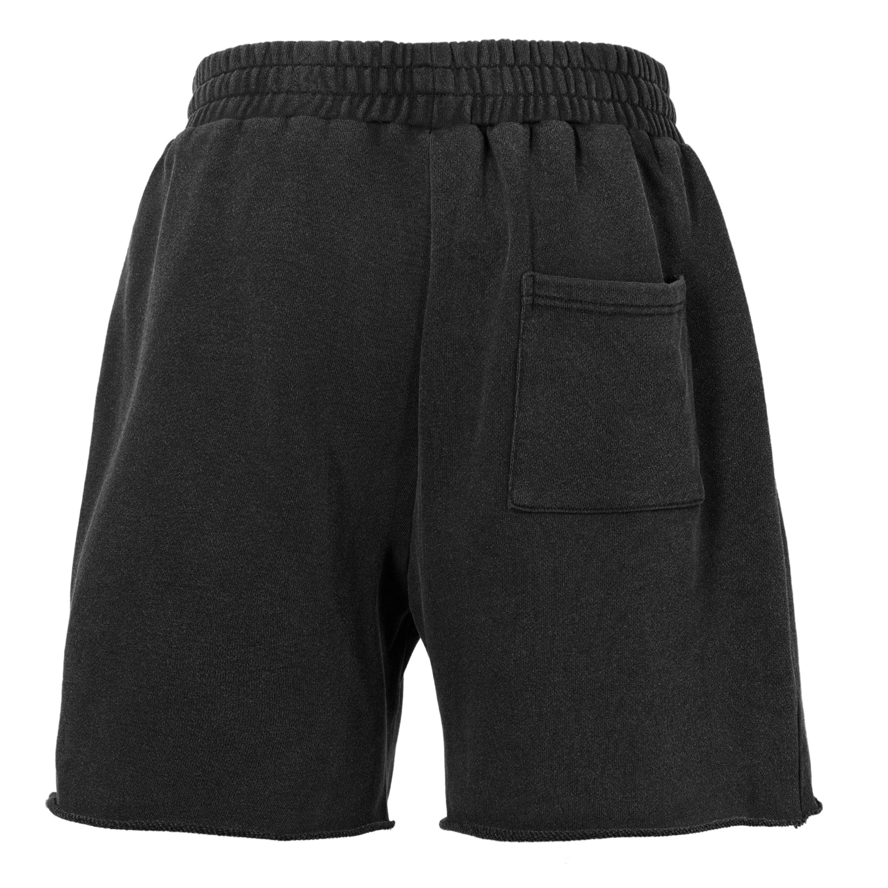 Washed Grey - God Made - Men's Fleece Jogger Shorts - 2