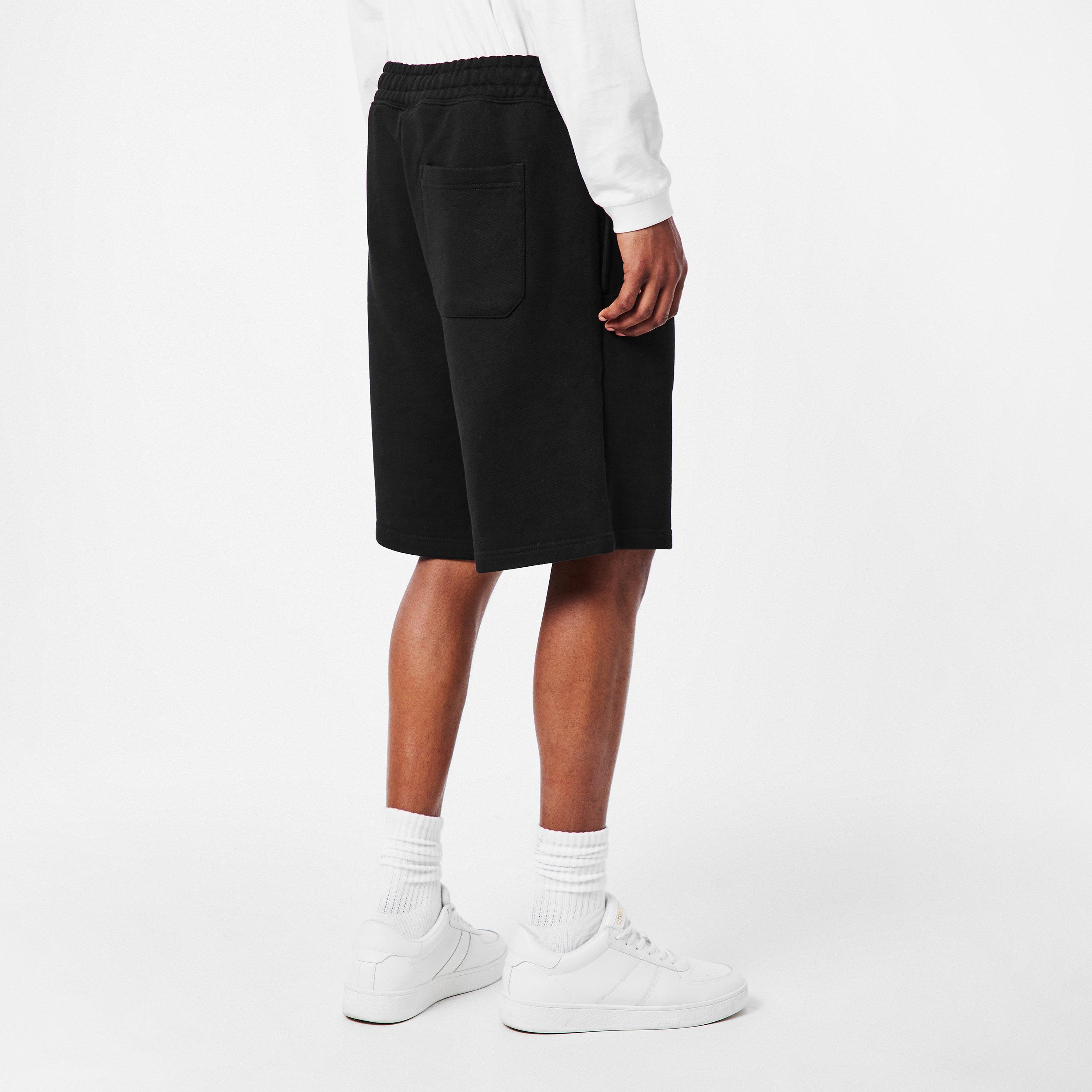Black 005 - Hugo - Men's Nomario Fleece Jogger Shorts - 4