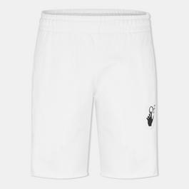 Off White Men's Sweatshirt Jersey Shorts